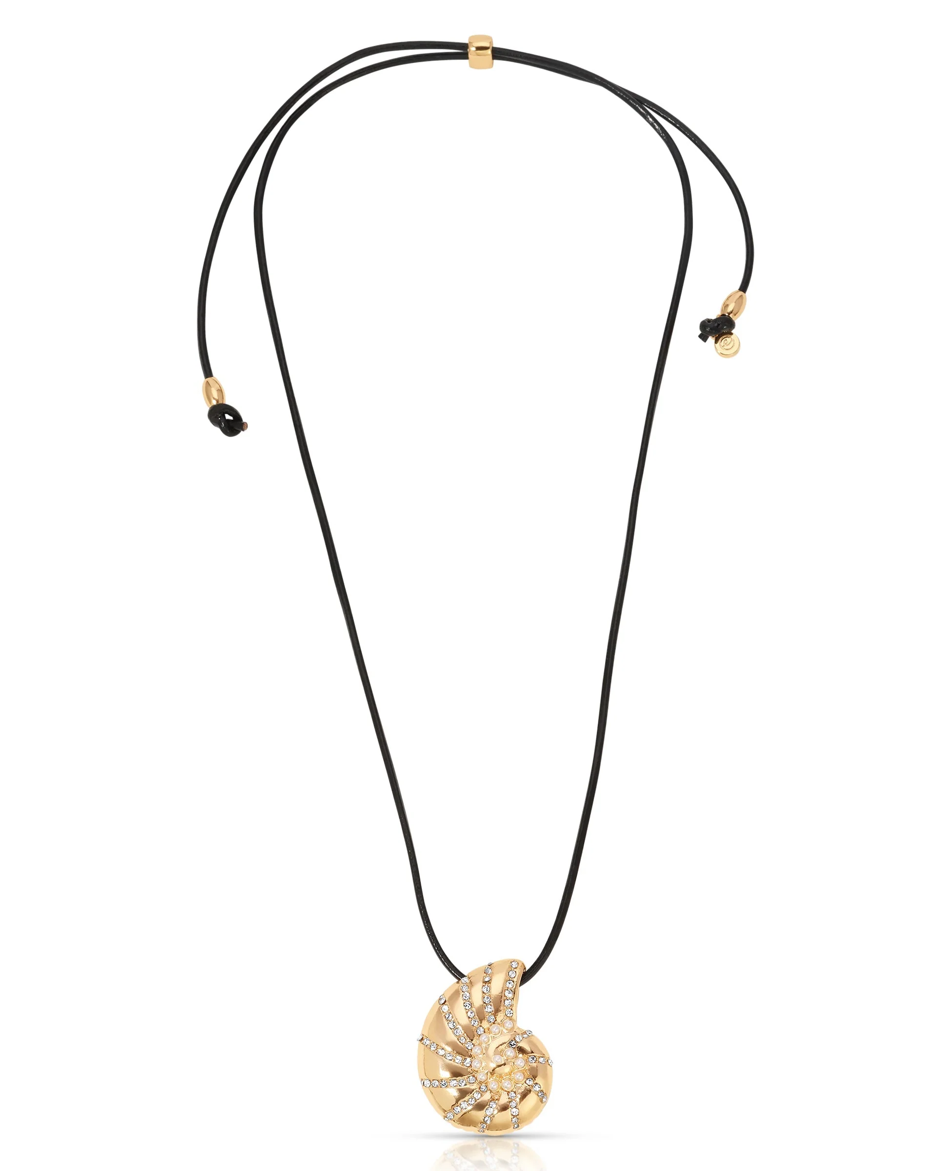 Nautilus Shell Cord Necklace - Image 3