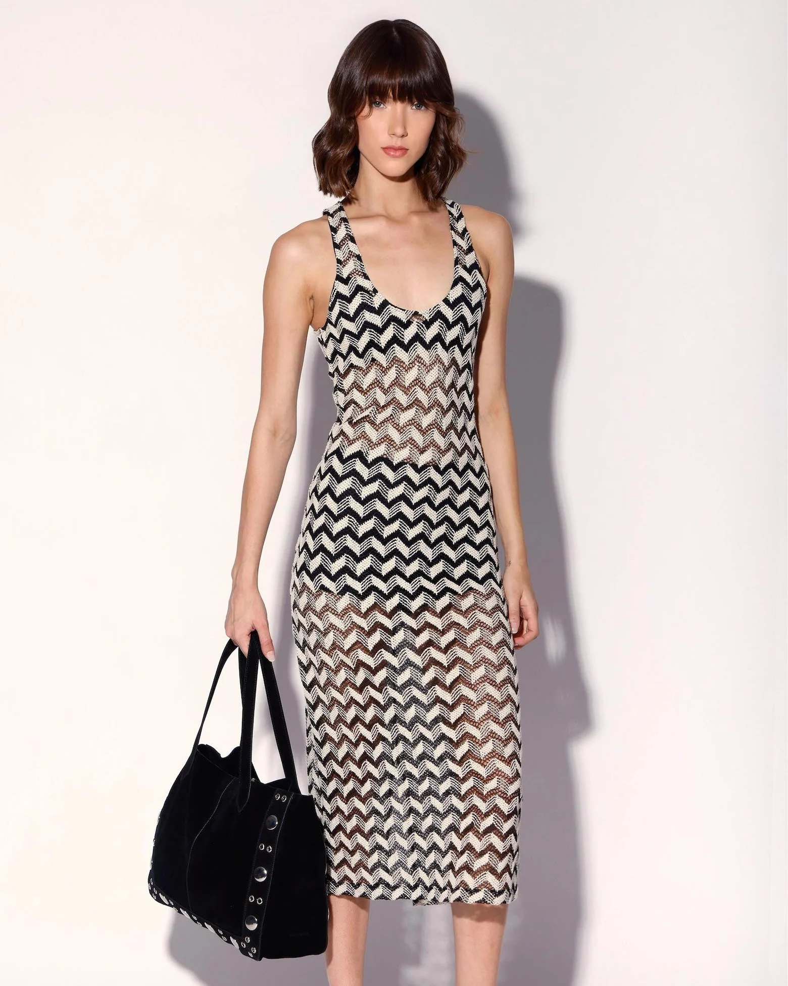 Naveah Dress, Chevron Crochet - Image 2