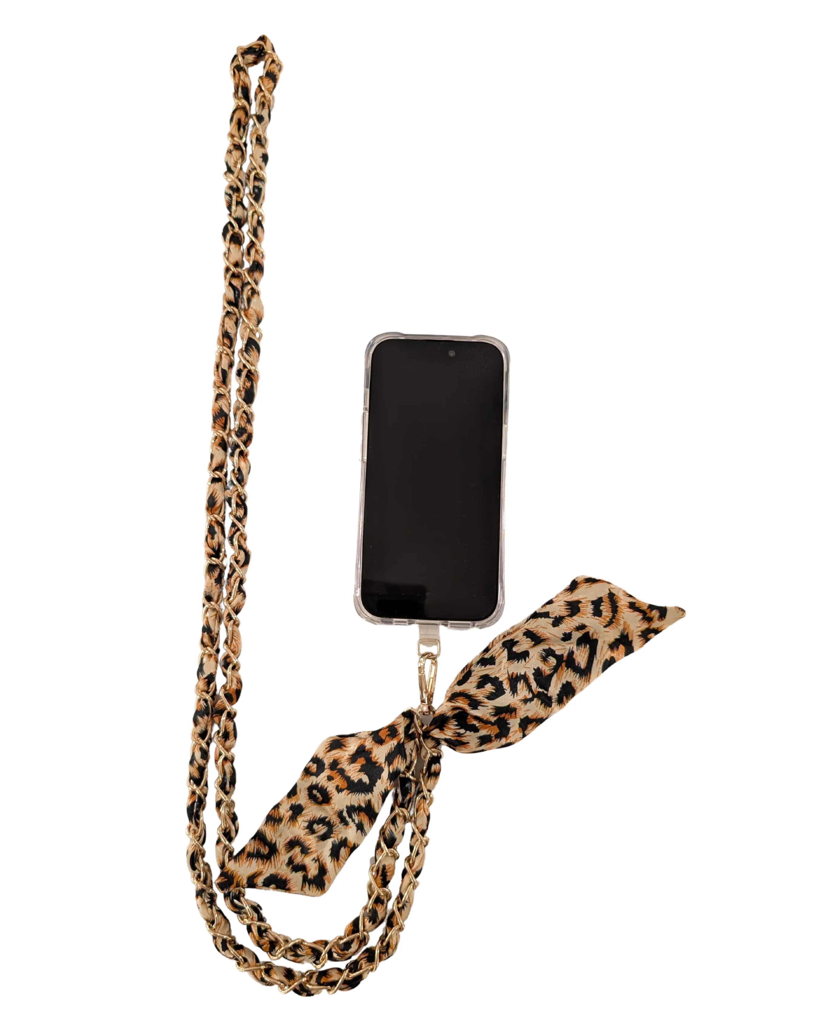 Oh Lala Leopard Crossbody Phone Chain - Image 2