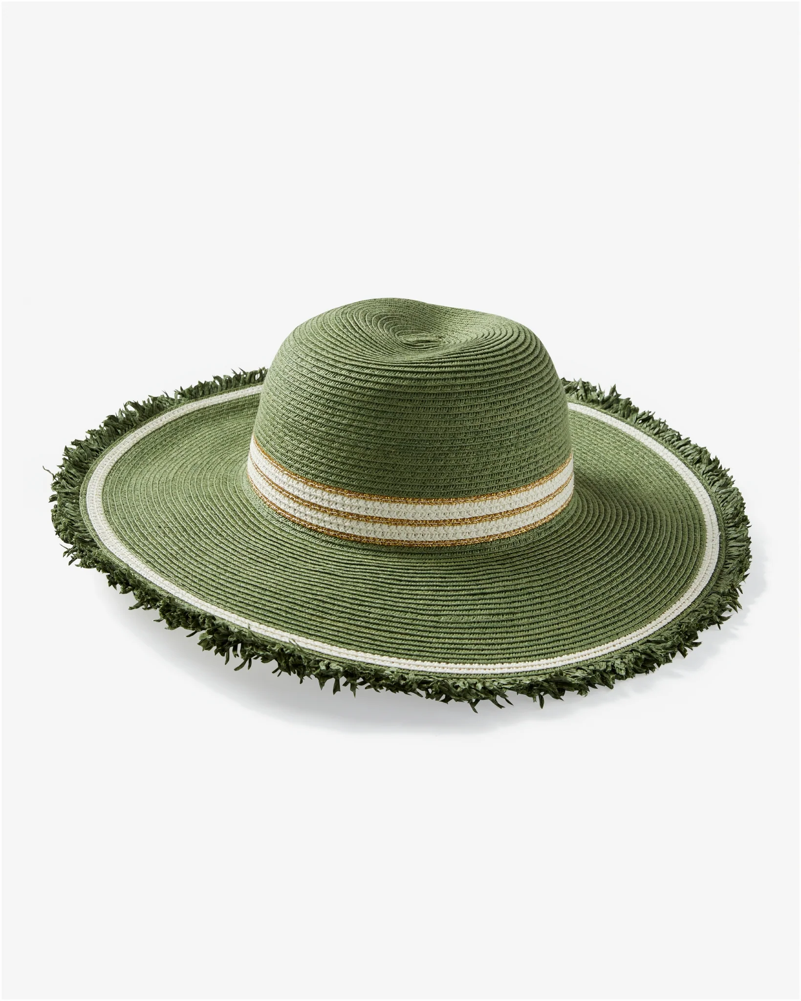 Olive Raffia Sun Hat Olive