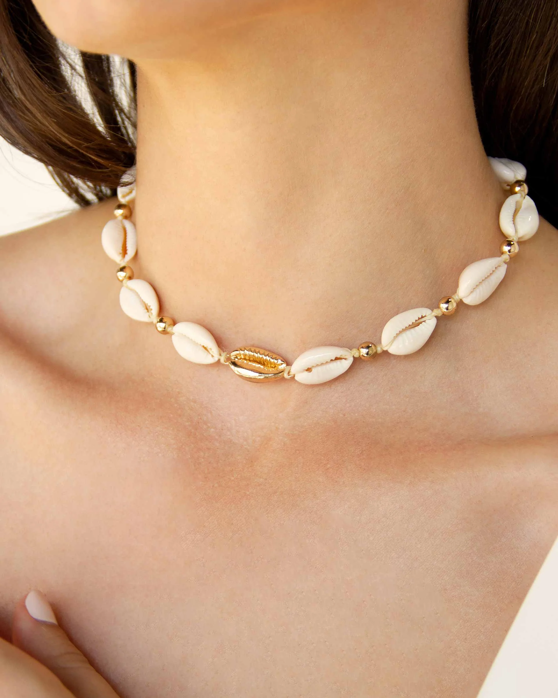 Out to Sea Cowrie Shell Necklace - Image 2
