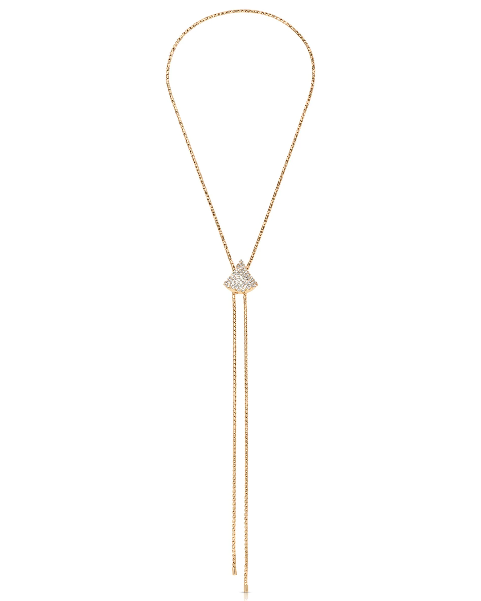Pavé Shine Bolo Necklace - Image 3