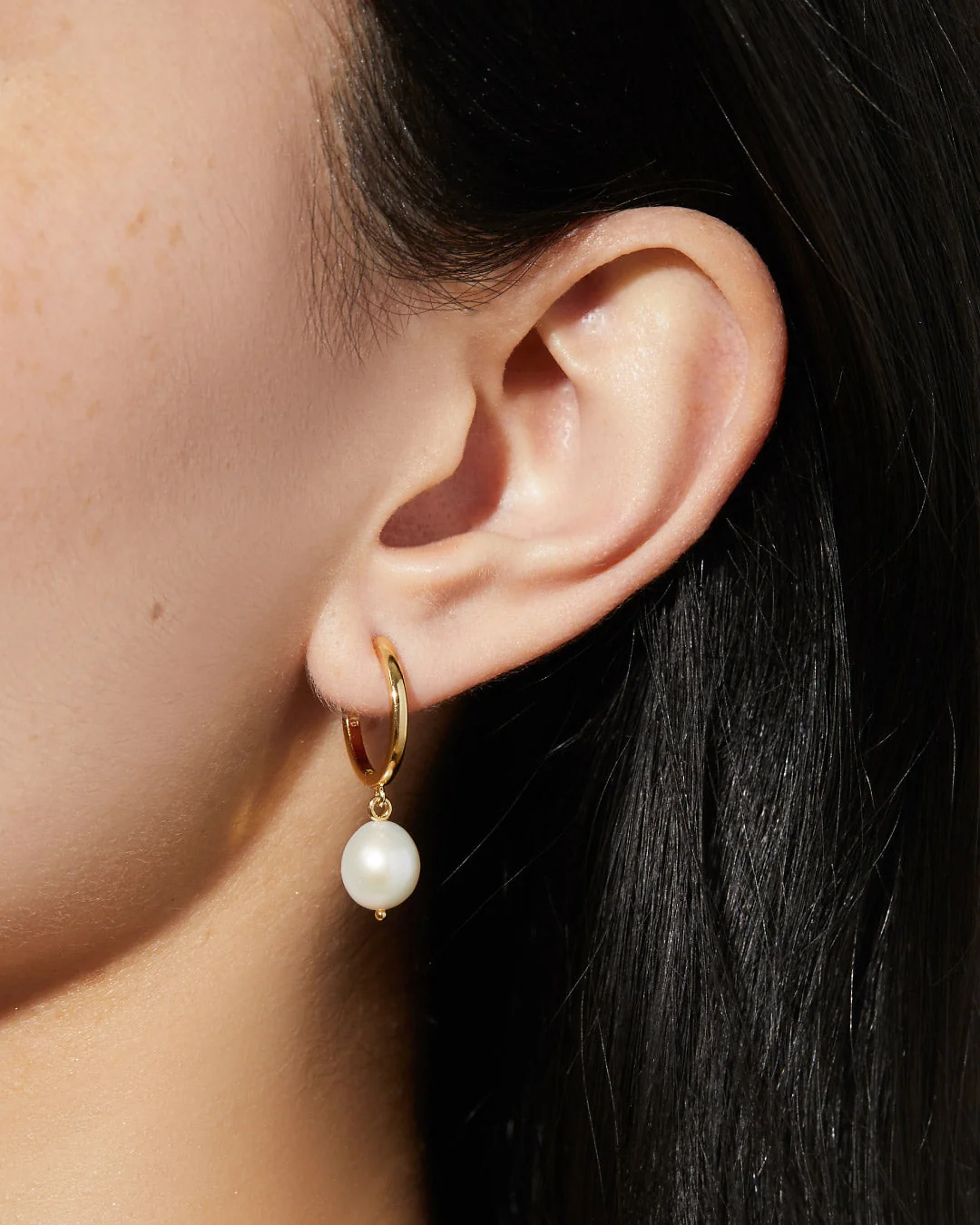 Pearl Hoops - Medium Frida - Image 2