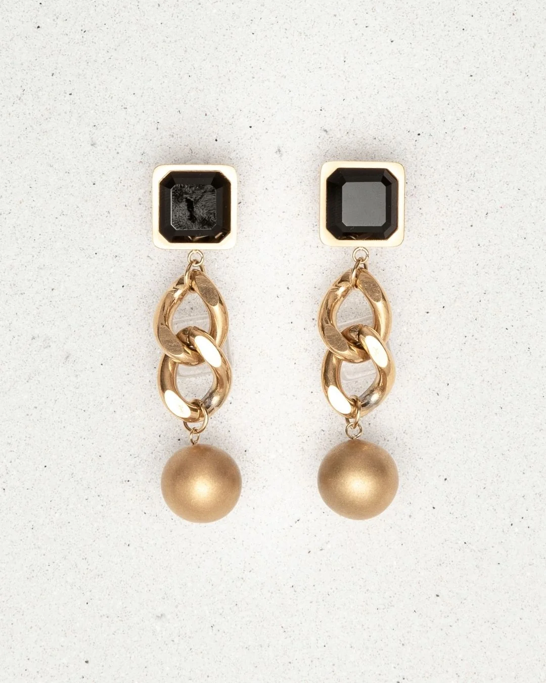PERRY EARRINGS ONYX - Image 3