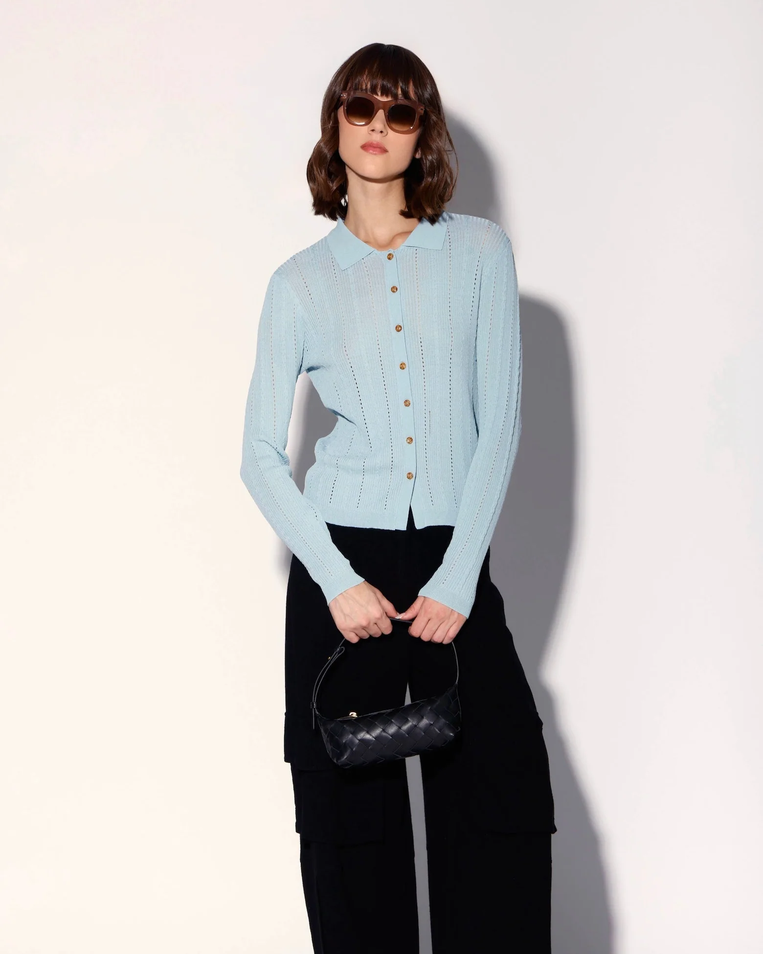 Pippa Cardigan, Aqua - Image 2