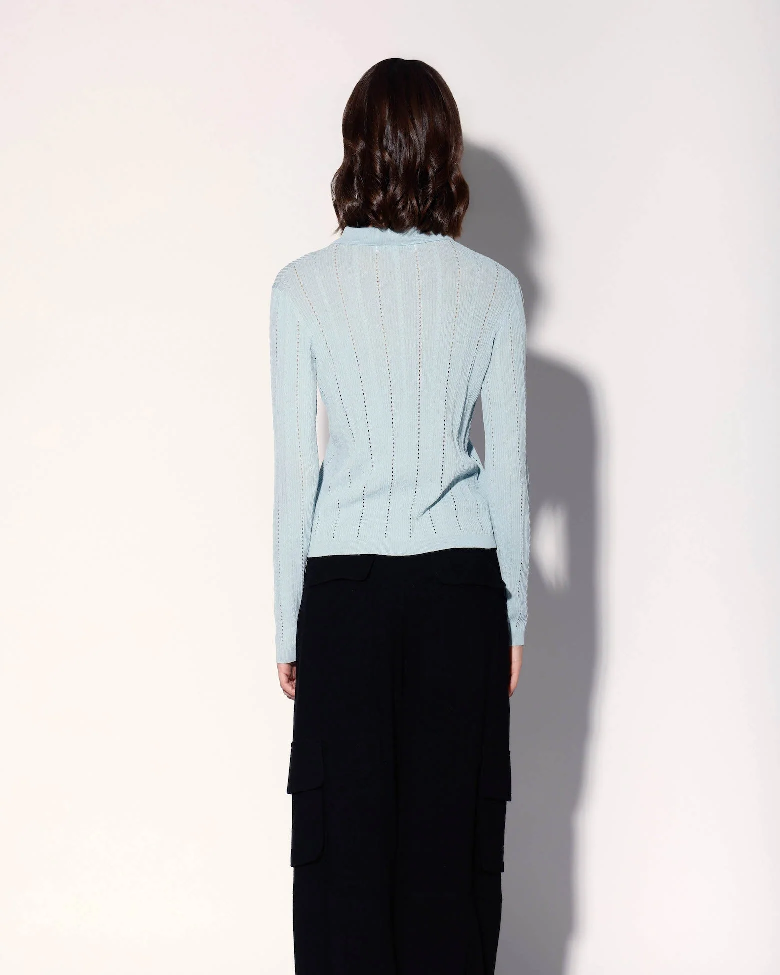Pippa Cardigan, Aqua - Image 4
