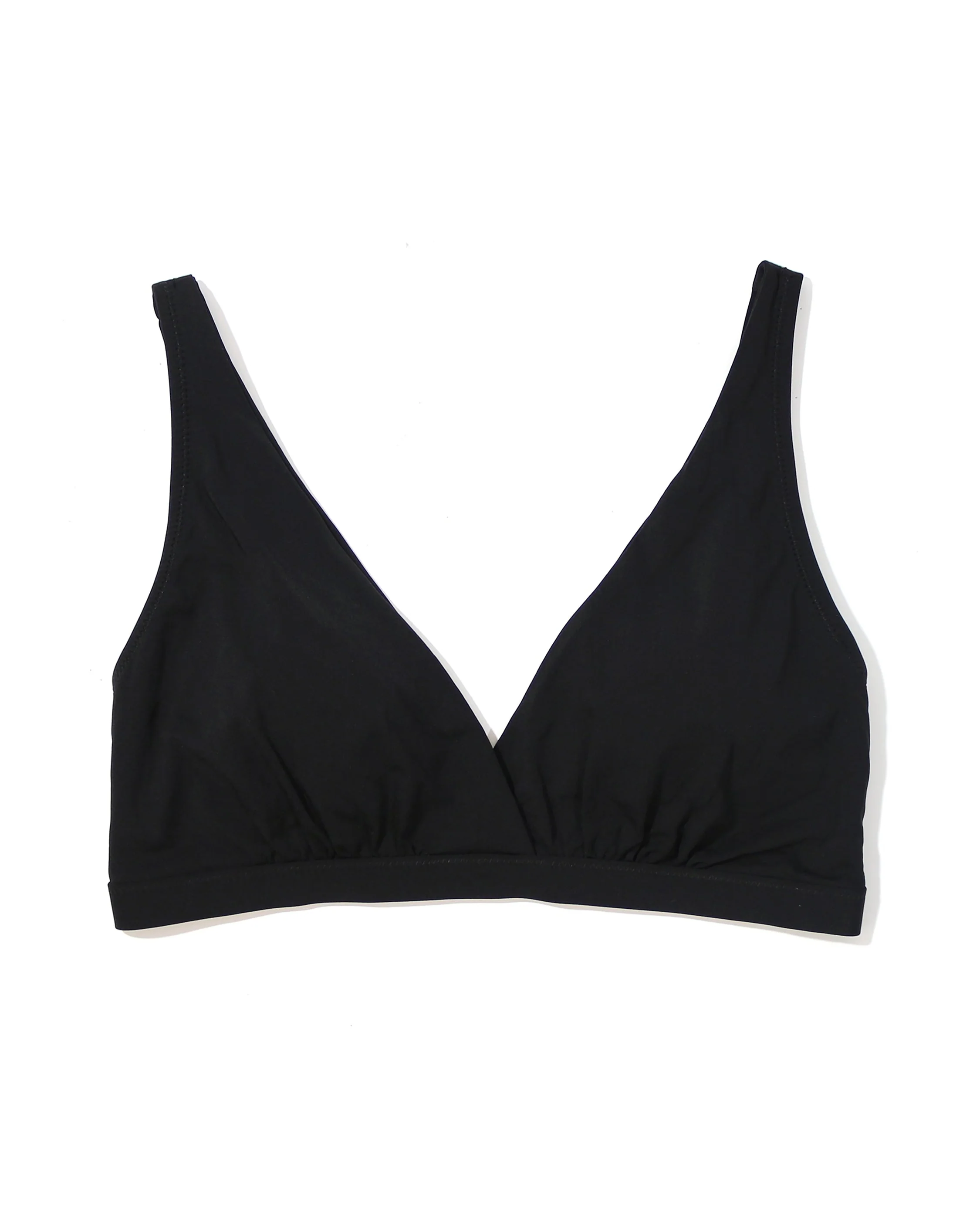 Plunge Swim Top Black - Image 2