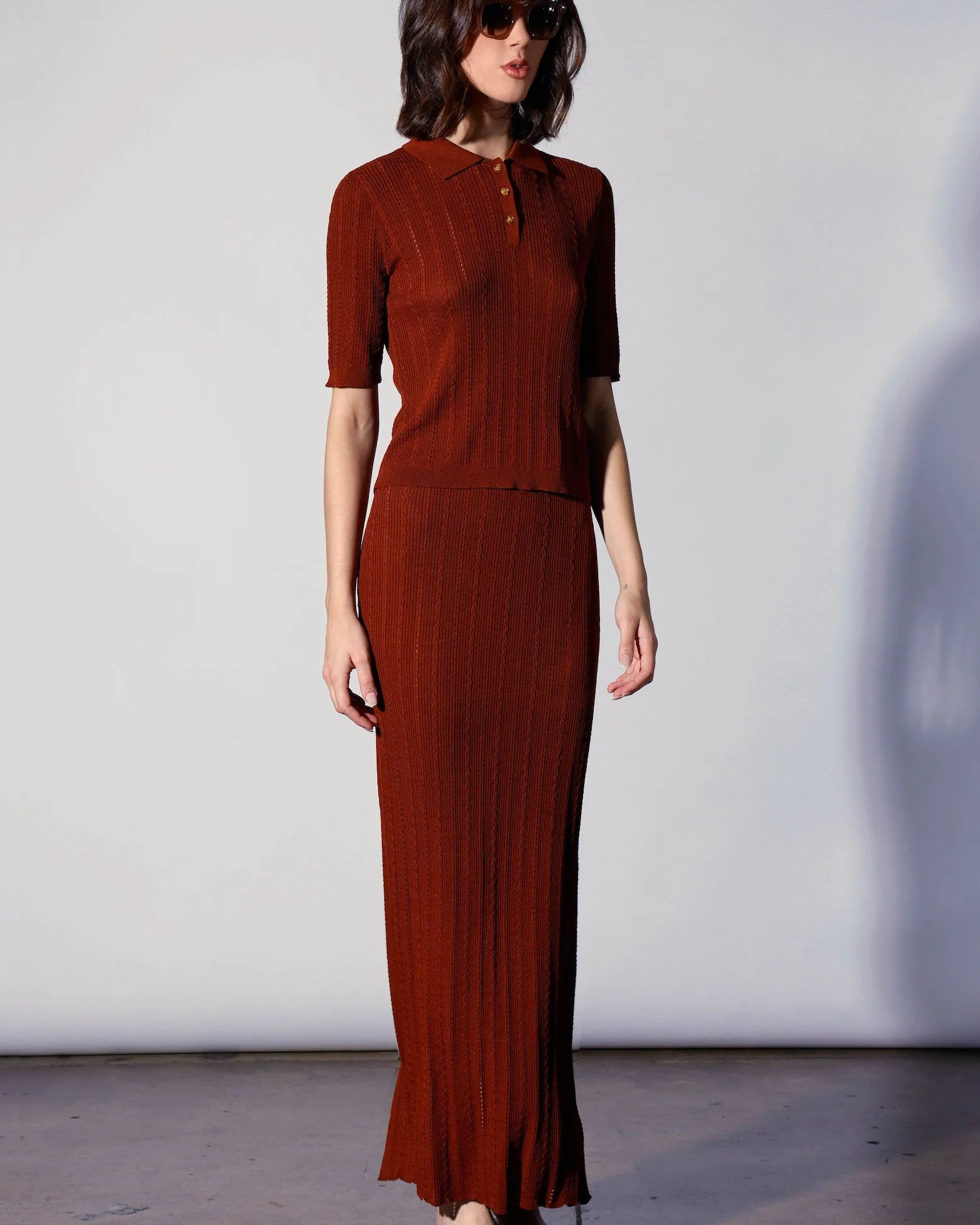 Posey Skirt, Terracotta - Image 3