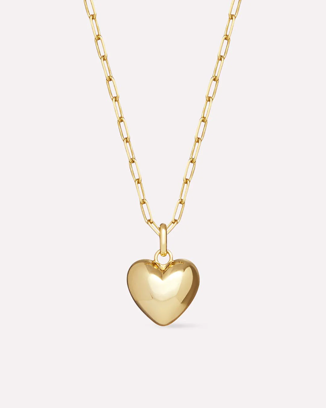 Puffed Heart Necklace - Lev