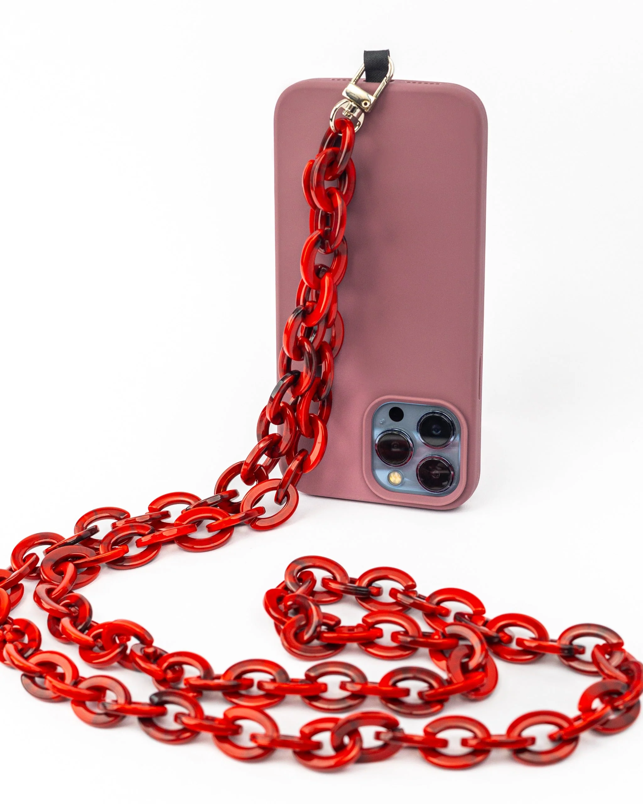 Ready in Red Crossbody Phone Chain - Image 2