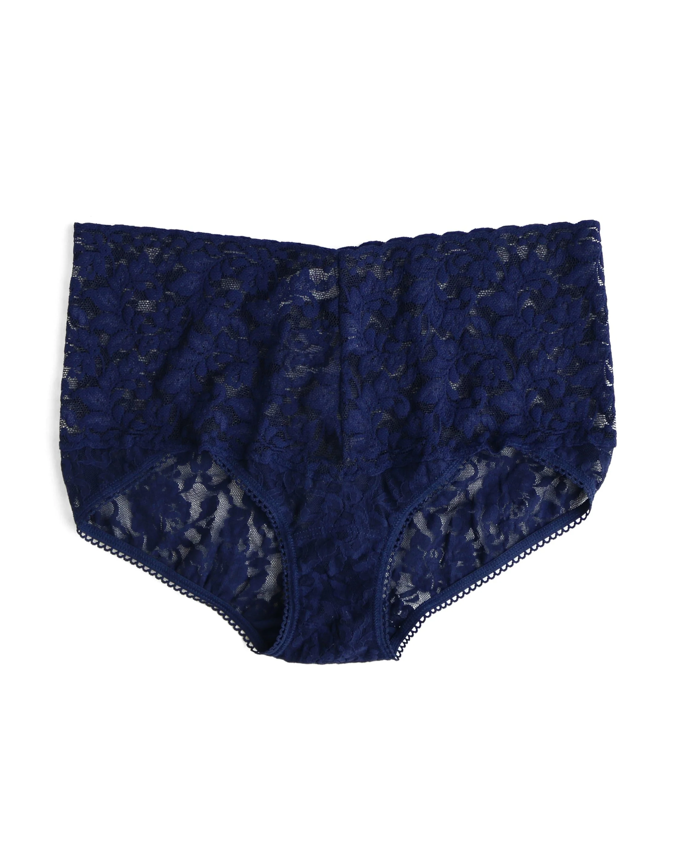 Retro Lace V-Kini Navy