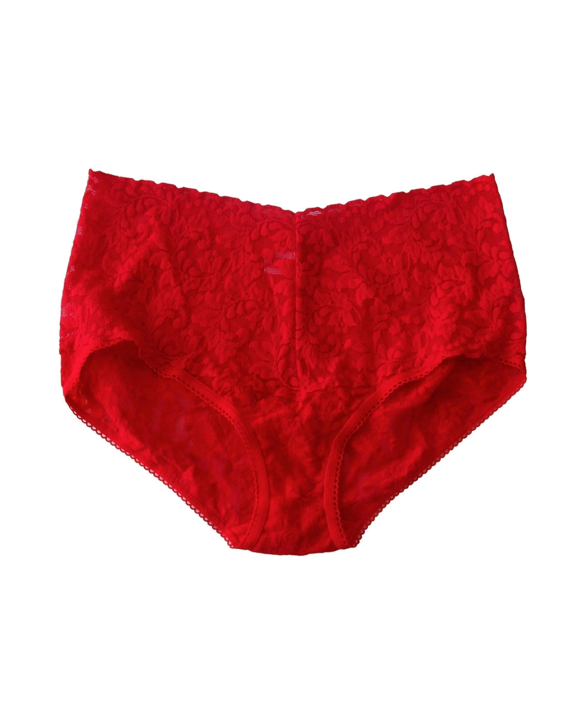 Retro Lace V-Kini Red - Image 2
