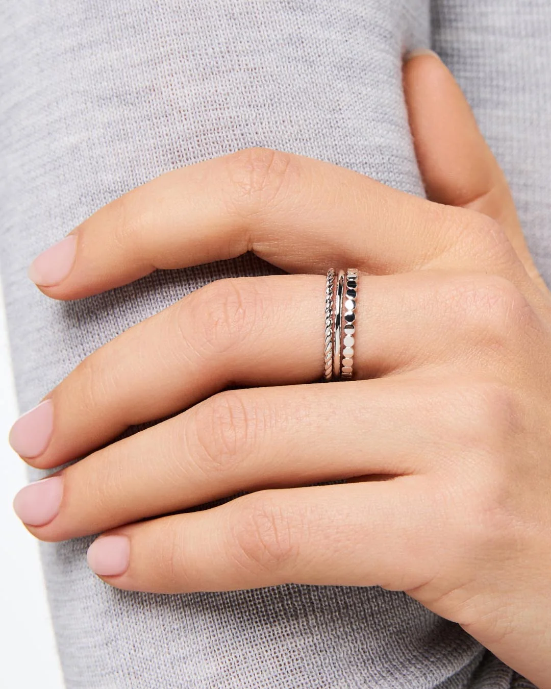 Ring Set - Adrianna Set Silver - Image 3
