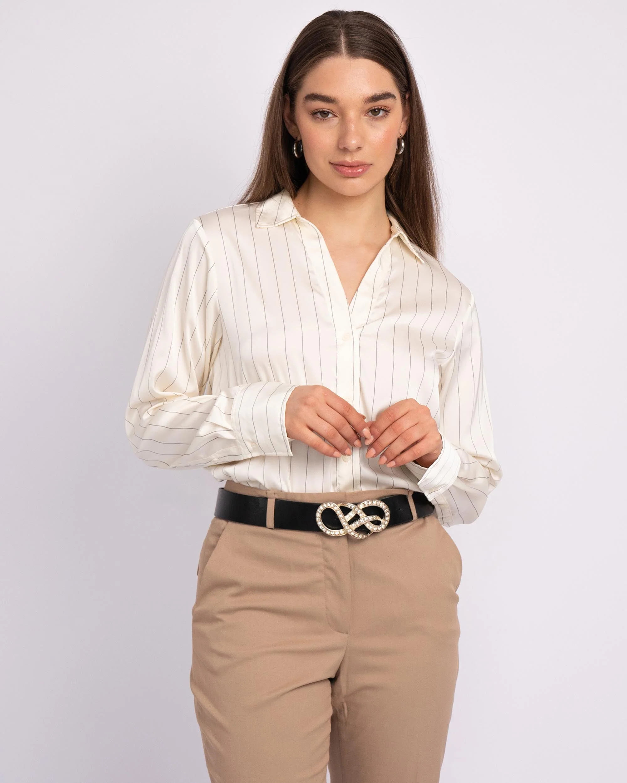 Roma | Silver White Belt Buckle - Image 3