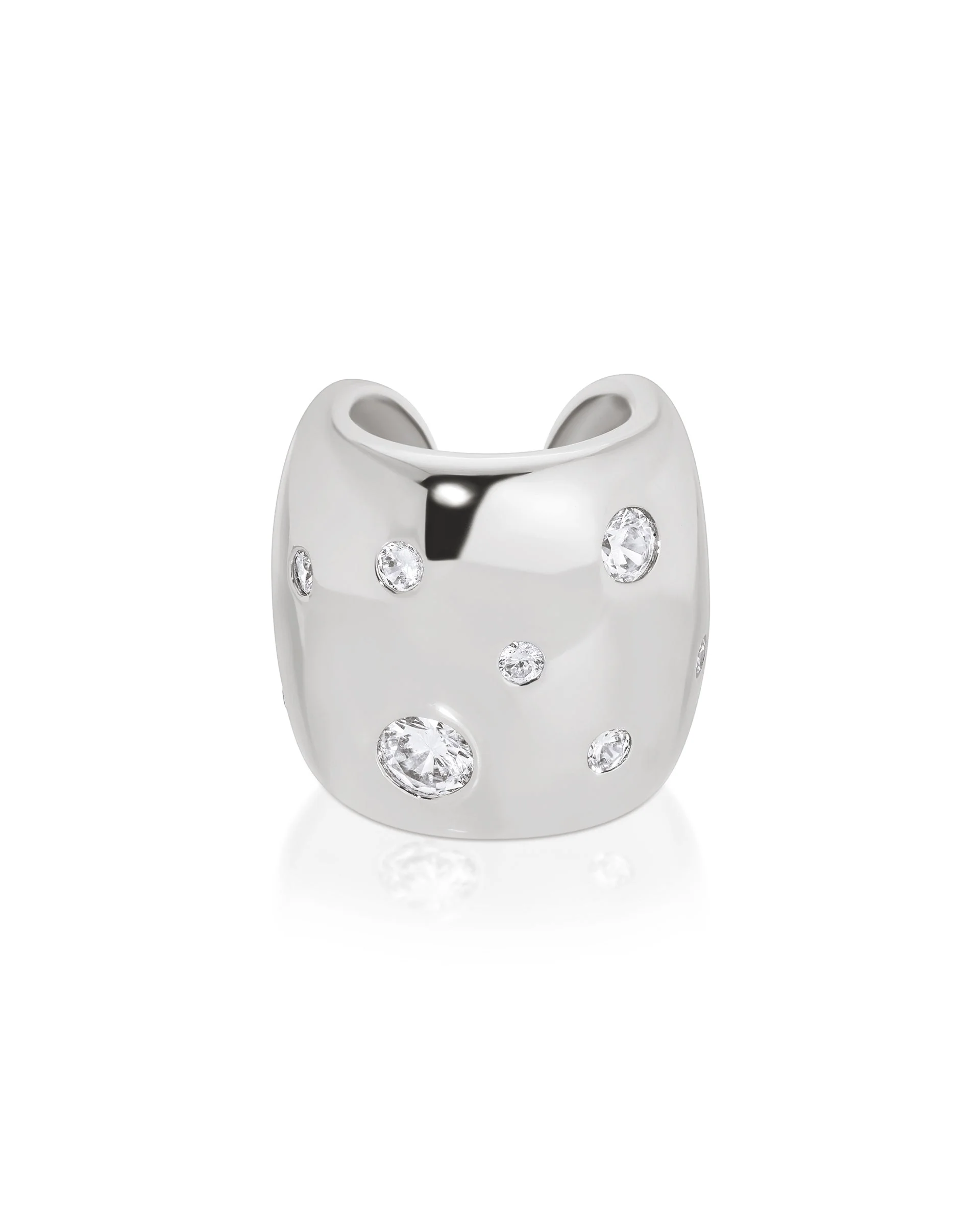 Scattered Crystal Chunky Ear Cuff - Image 9