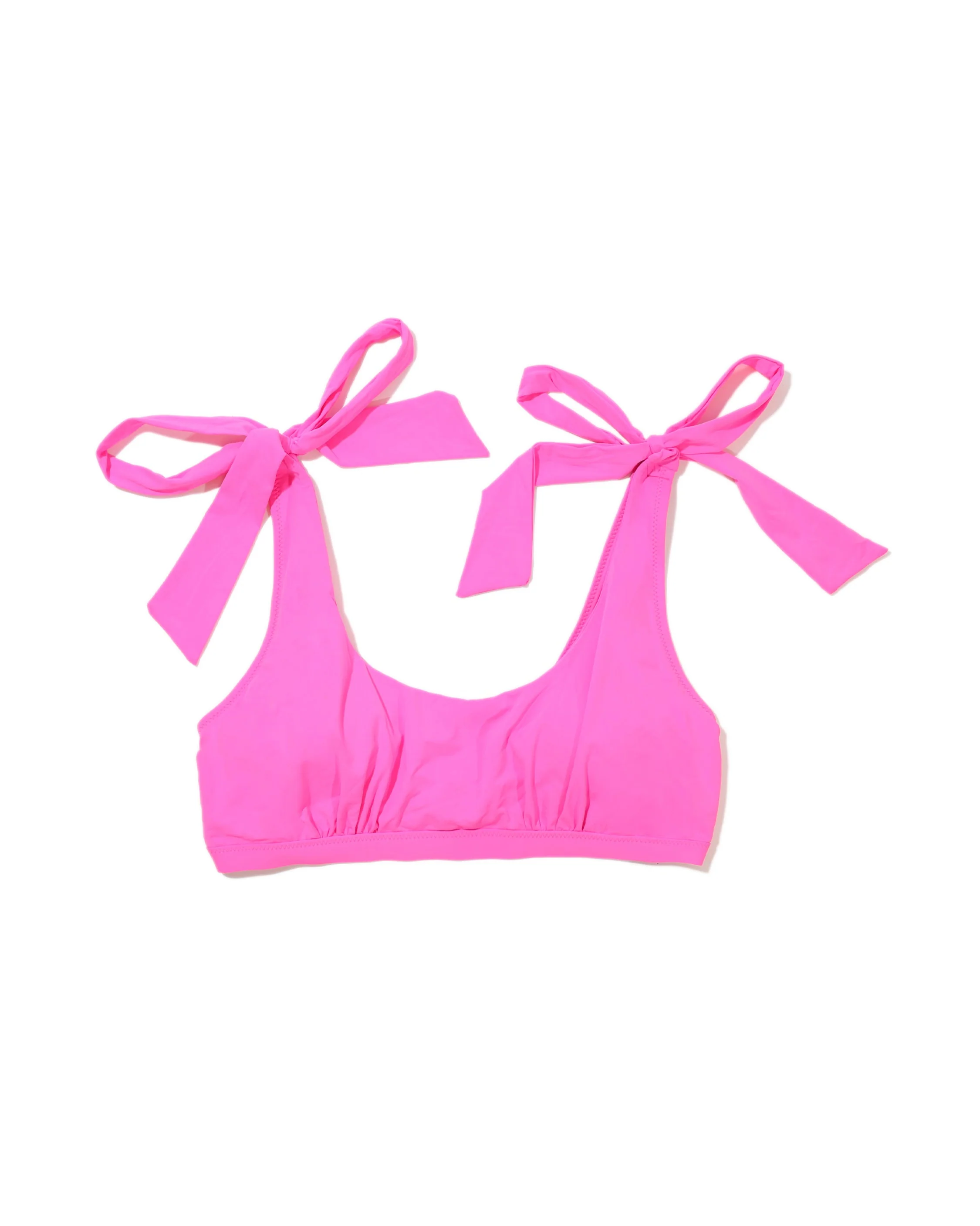 Scoop Neck Swim Top Unapologetic Pink - Image 2