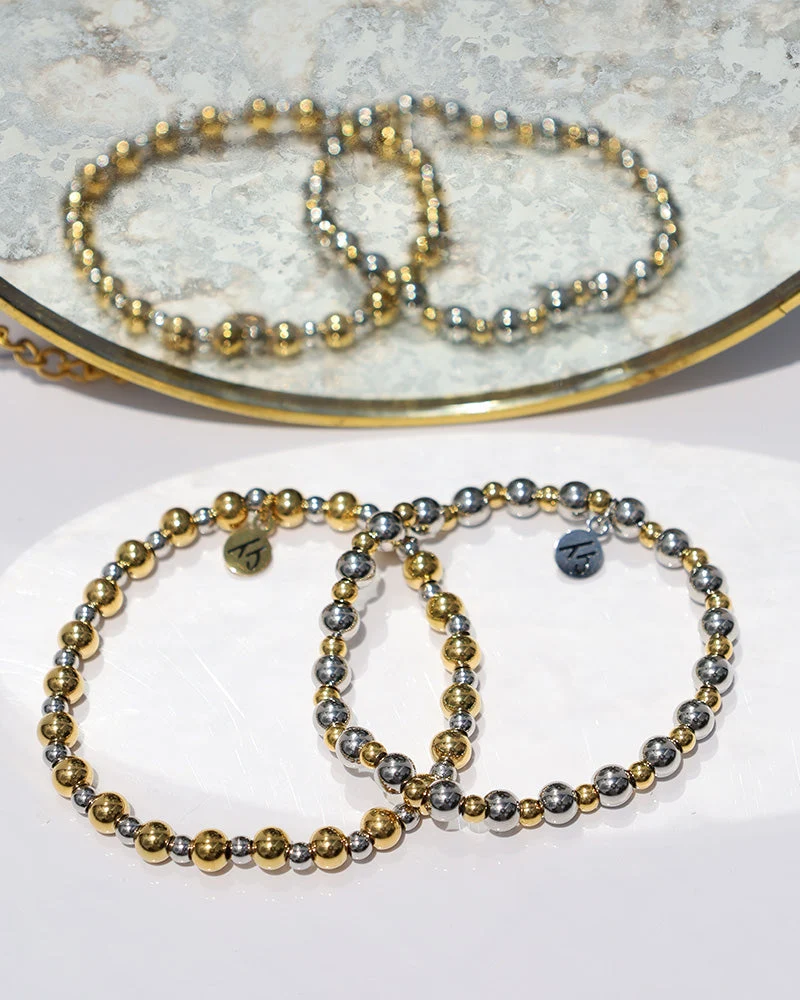 Serenity Collection- Gold Gemstone Bracelet - Image 8