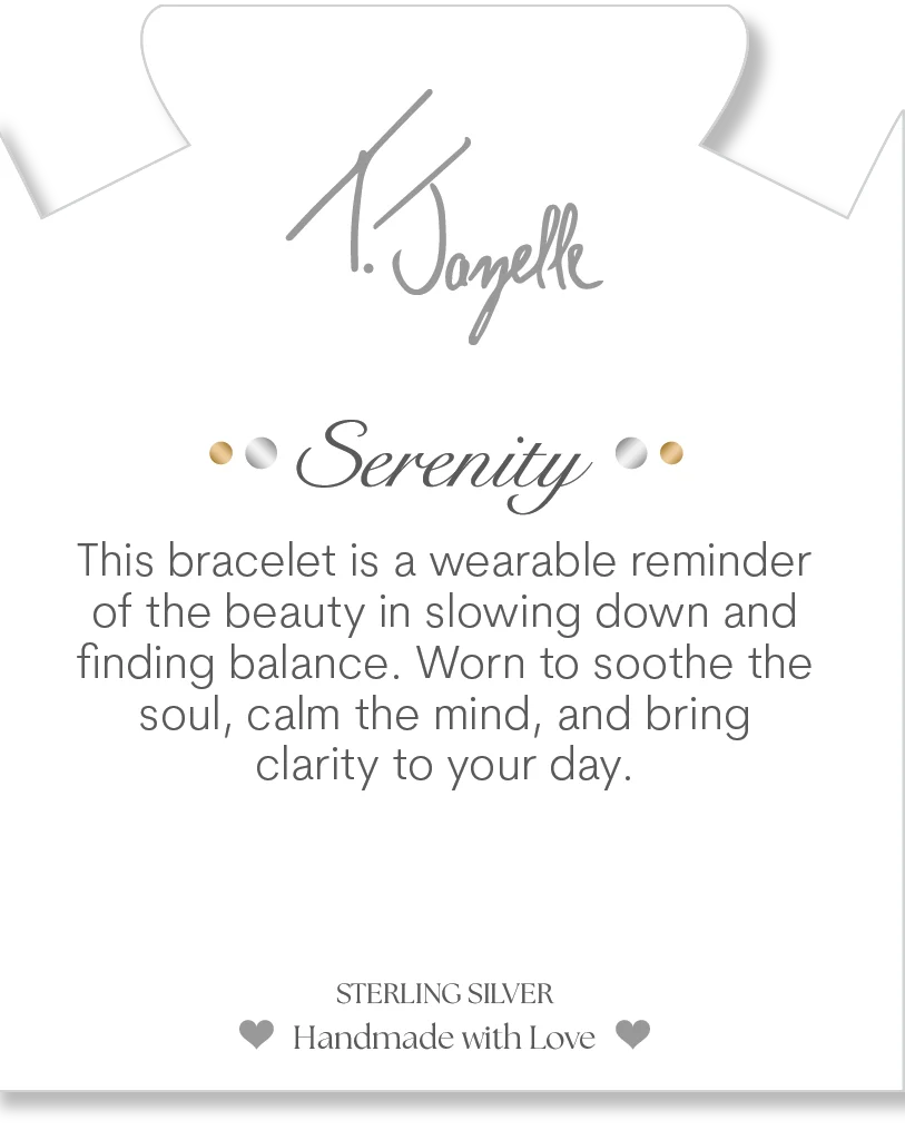 Serenity Collection- Stainless Steel Gemstone Bracelet - Image 2