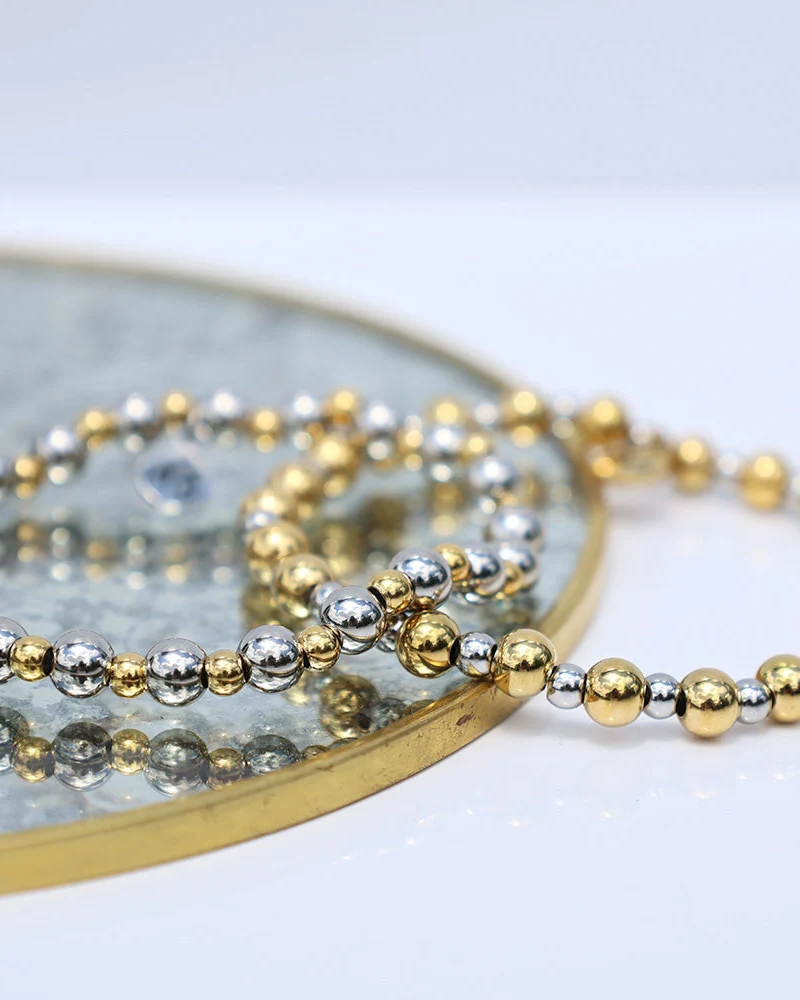 Serenity Collection- Stainless Steel Gemstone Bracelet - Image 6