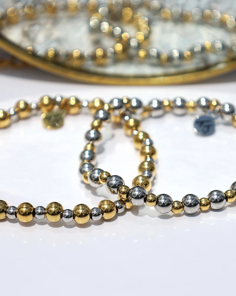 Serenity Collection- Stainless Steel Gemstone Bracelet - Image 8