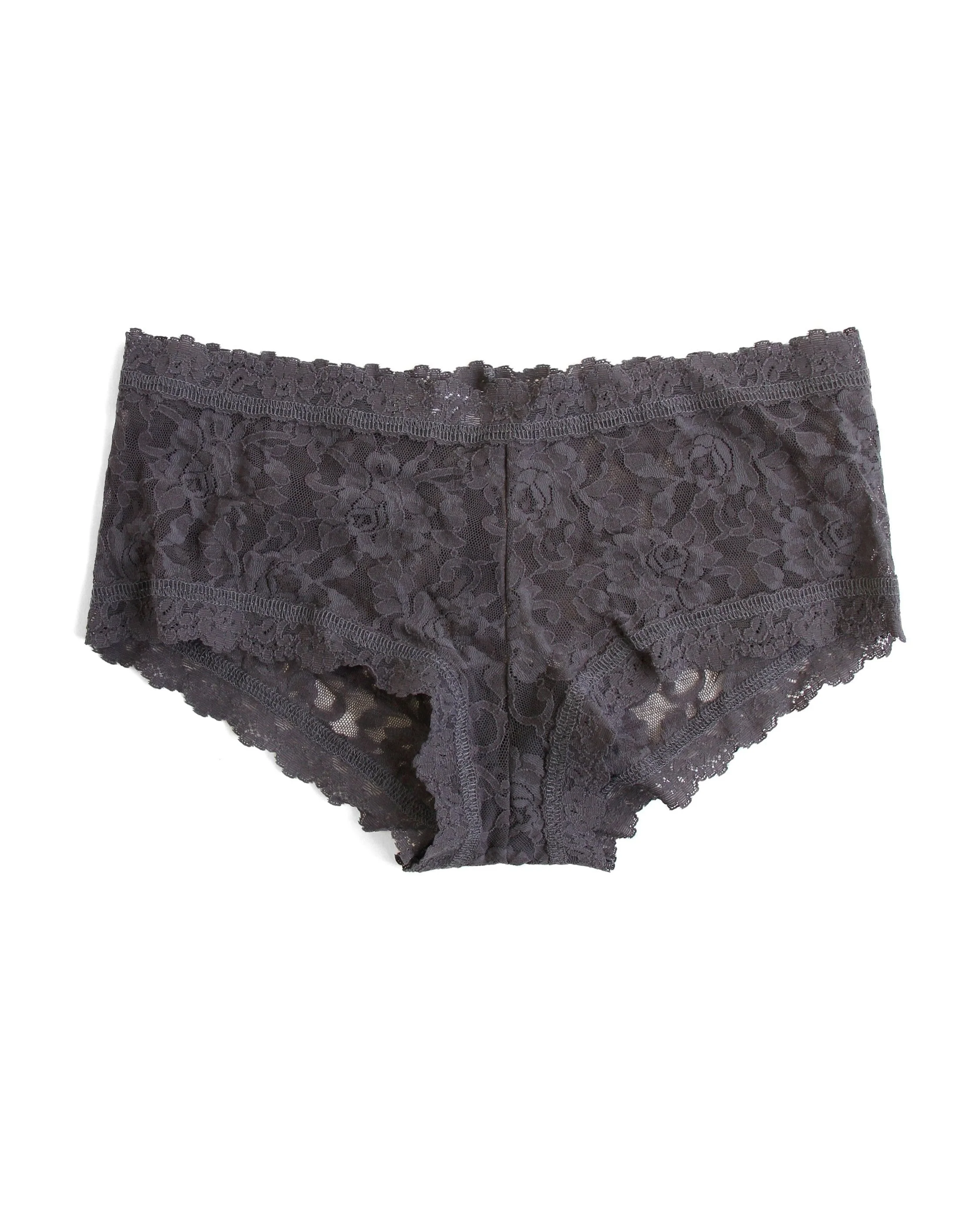 Signature Lace Boyshort Granite Grey - Image 2