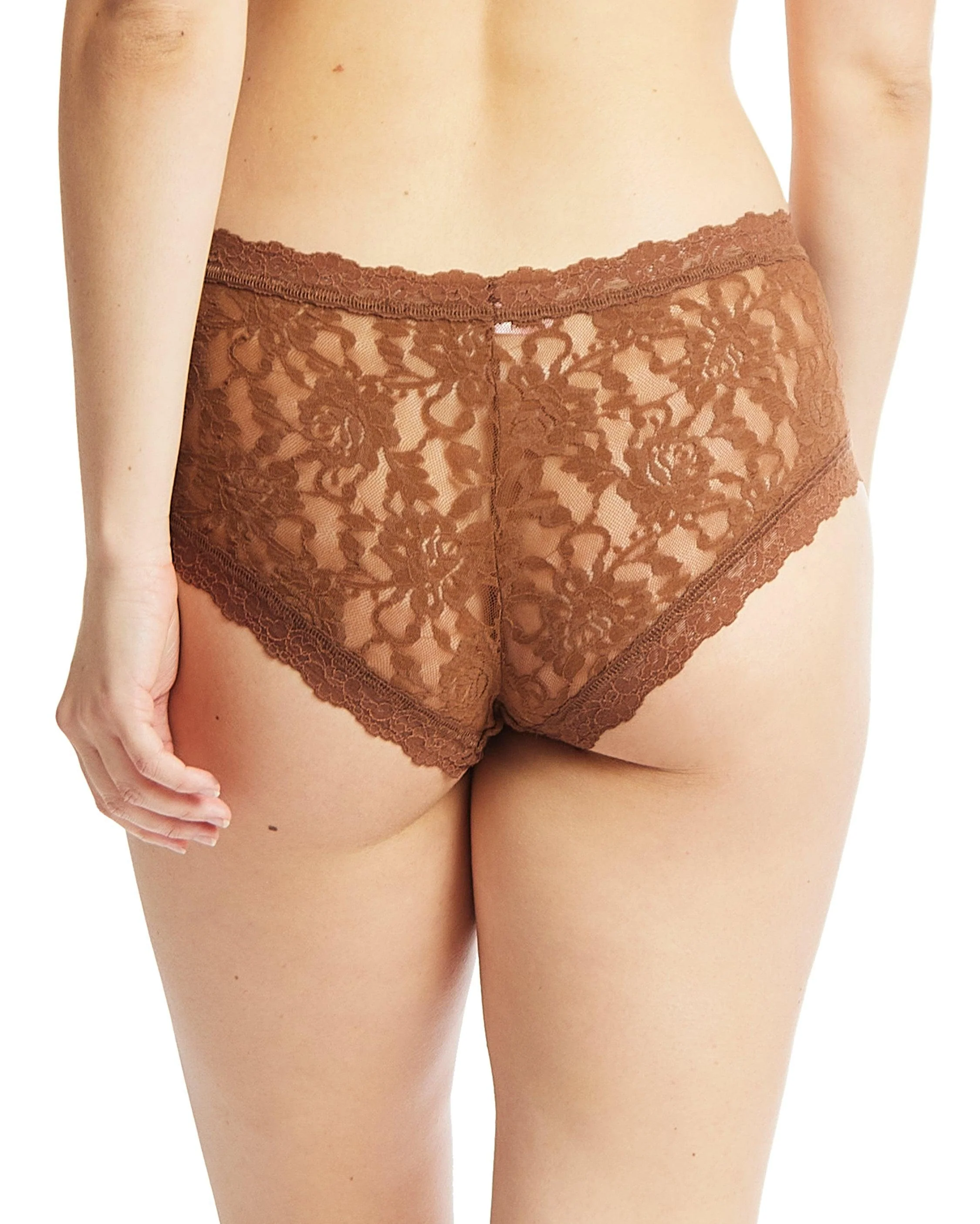 Signature Lace Boyshort Macchiato Brown - Image 2