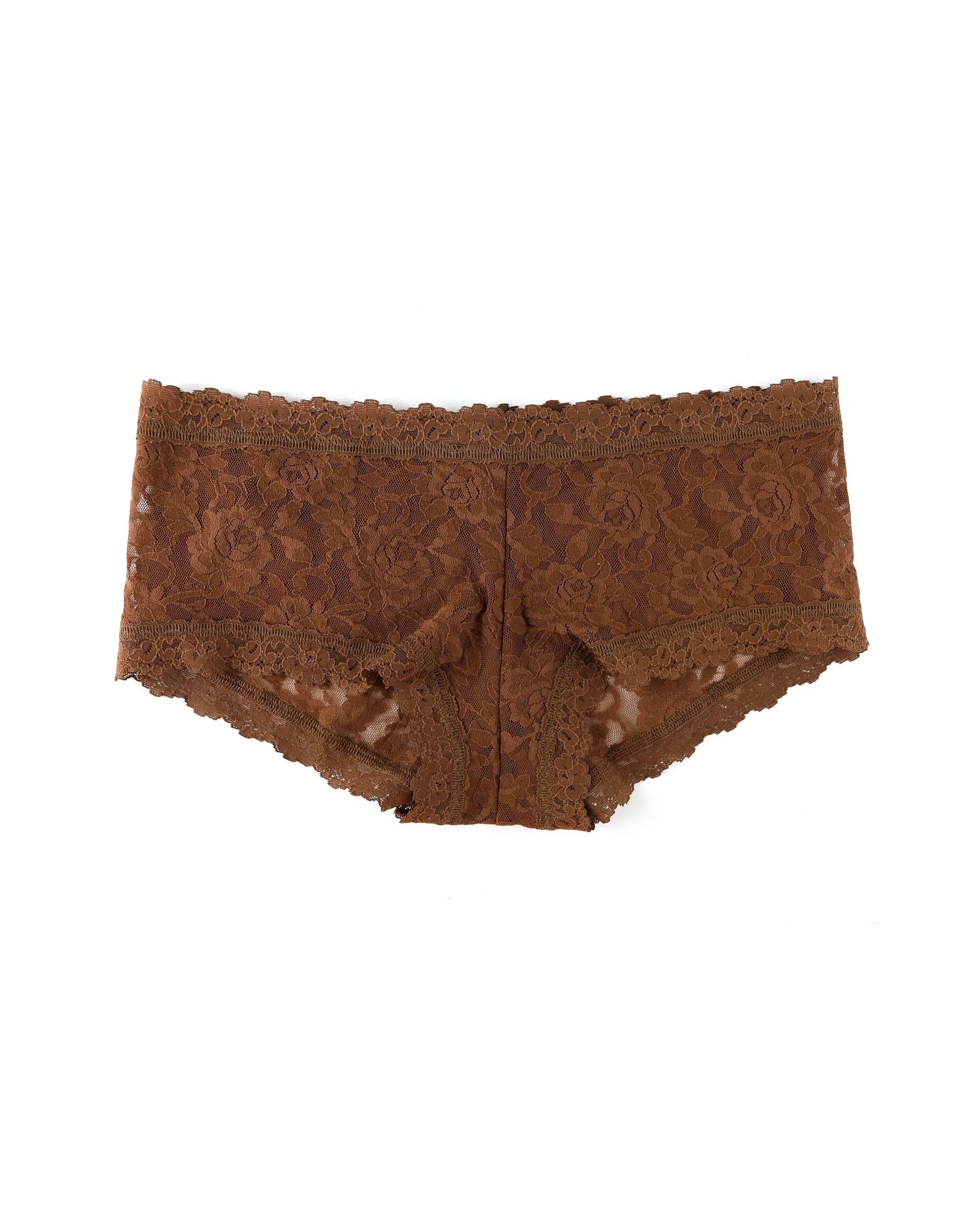 Signature Lace Boyshort Macchiato Brown - Image 3