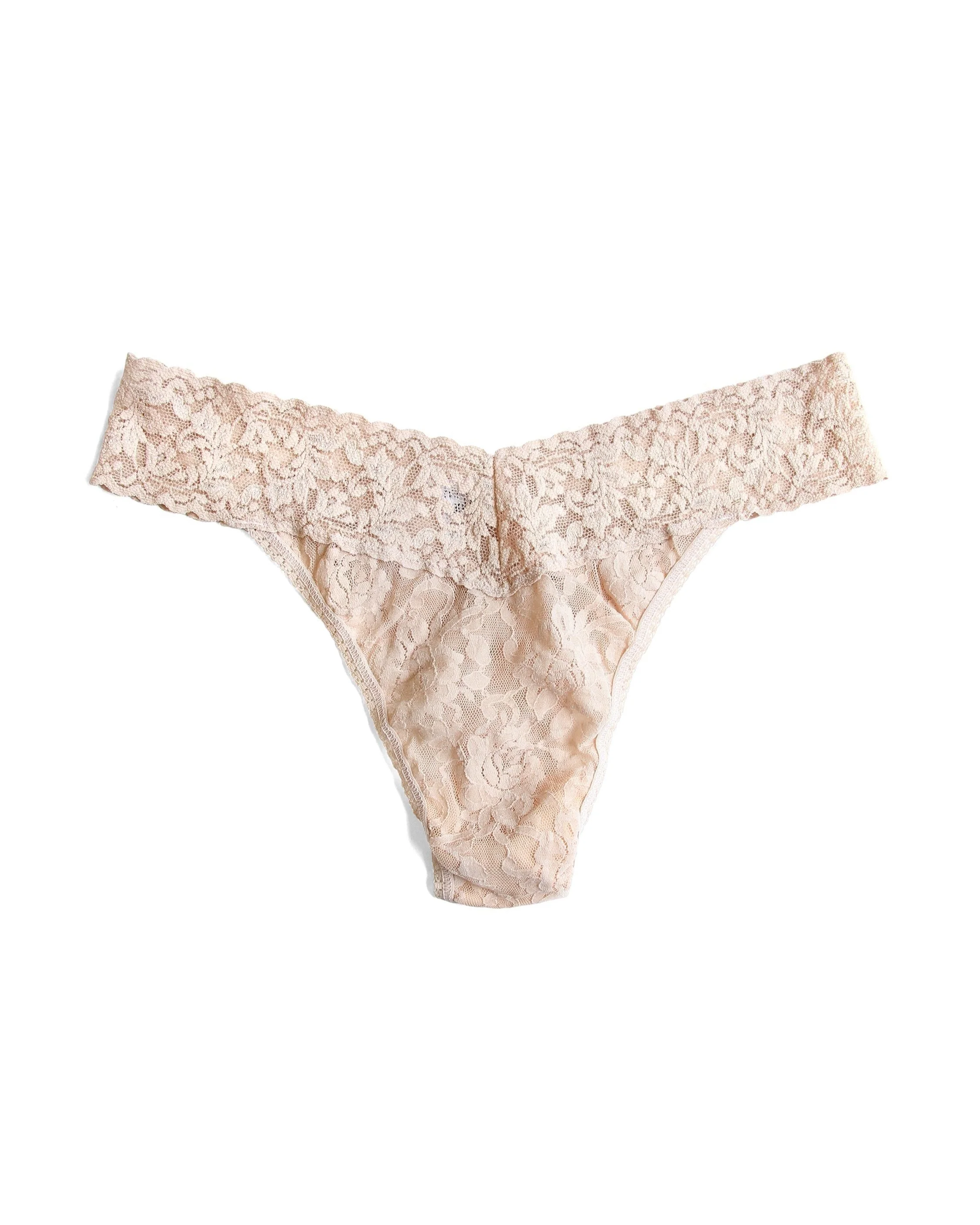 Signature Lace Original Rise Thong Chai - Image 2