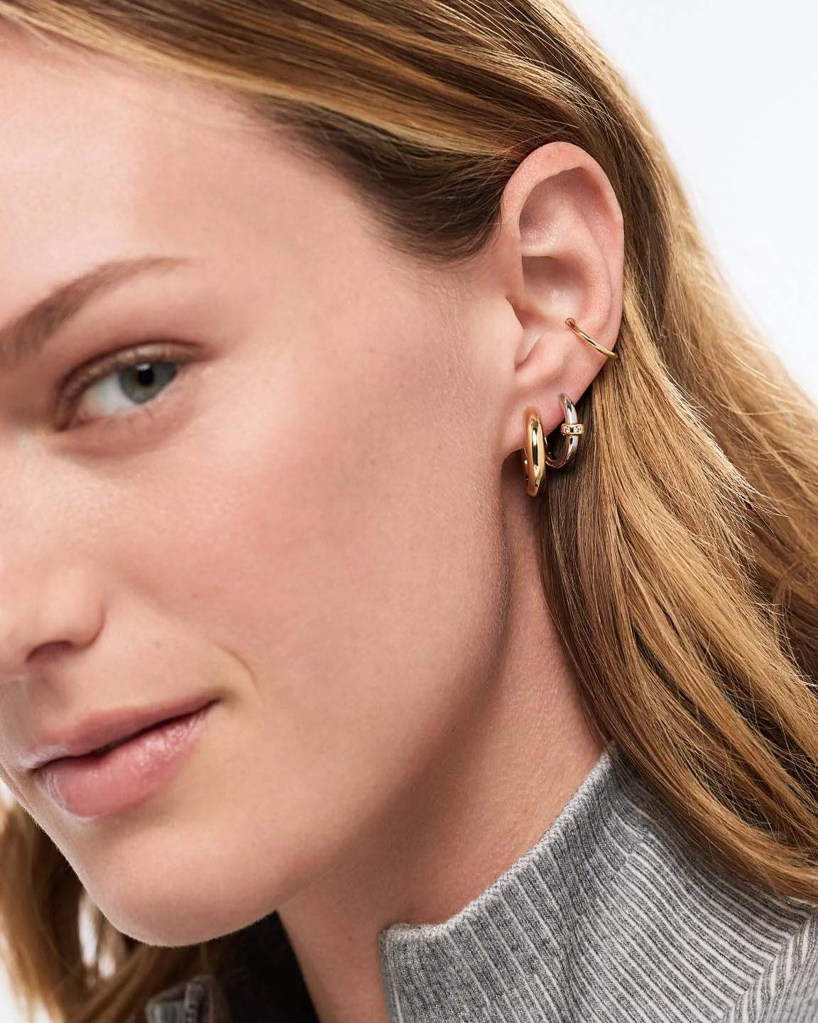 Silver Earrings - Cyrus - Image 4