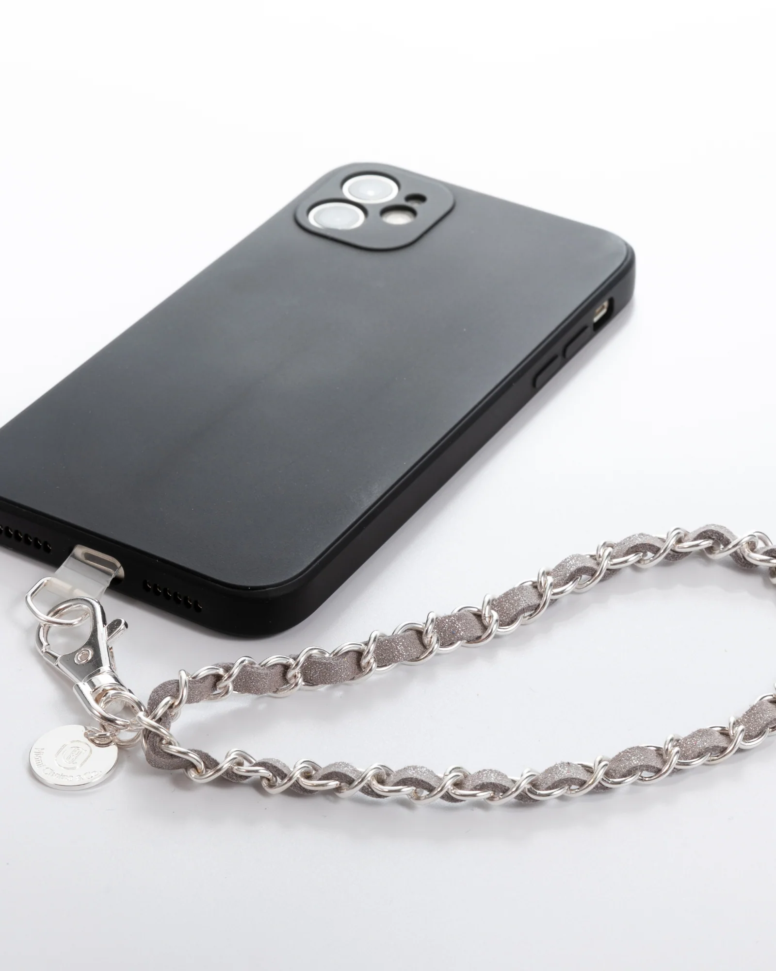 Silver on Silver Phone Wristlet