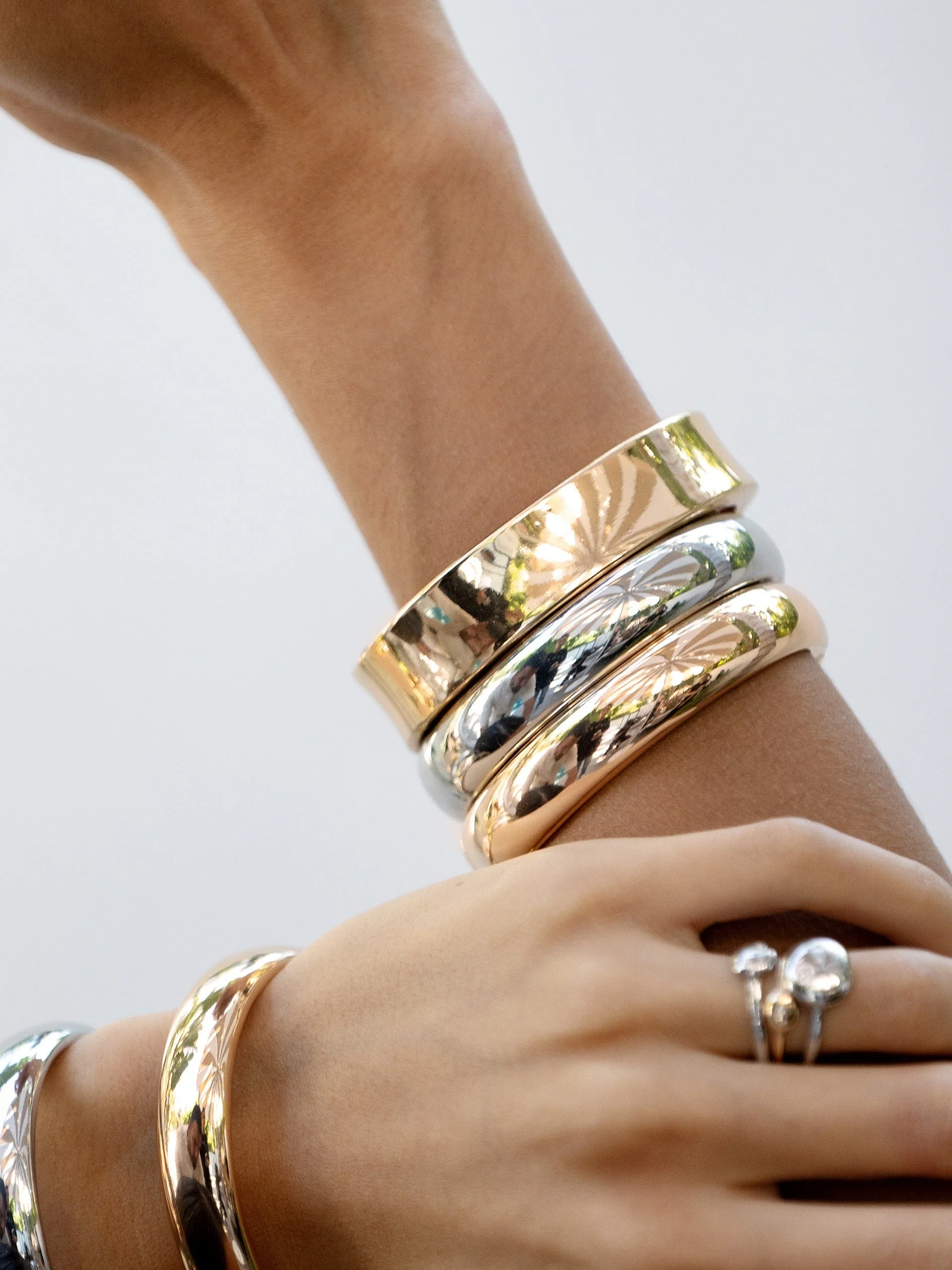 Squared Shine Bangle - Image 7