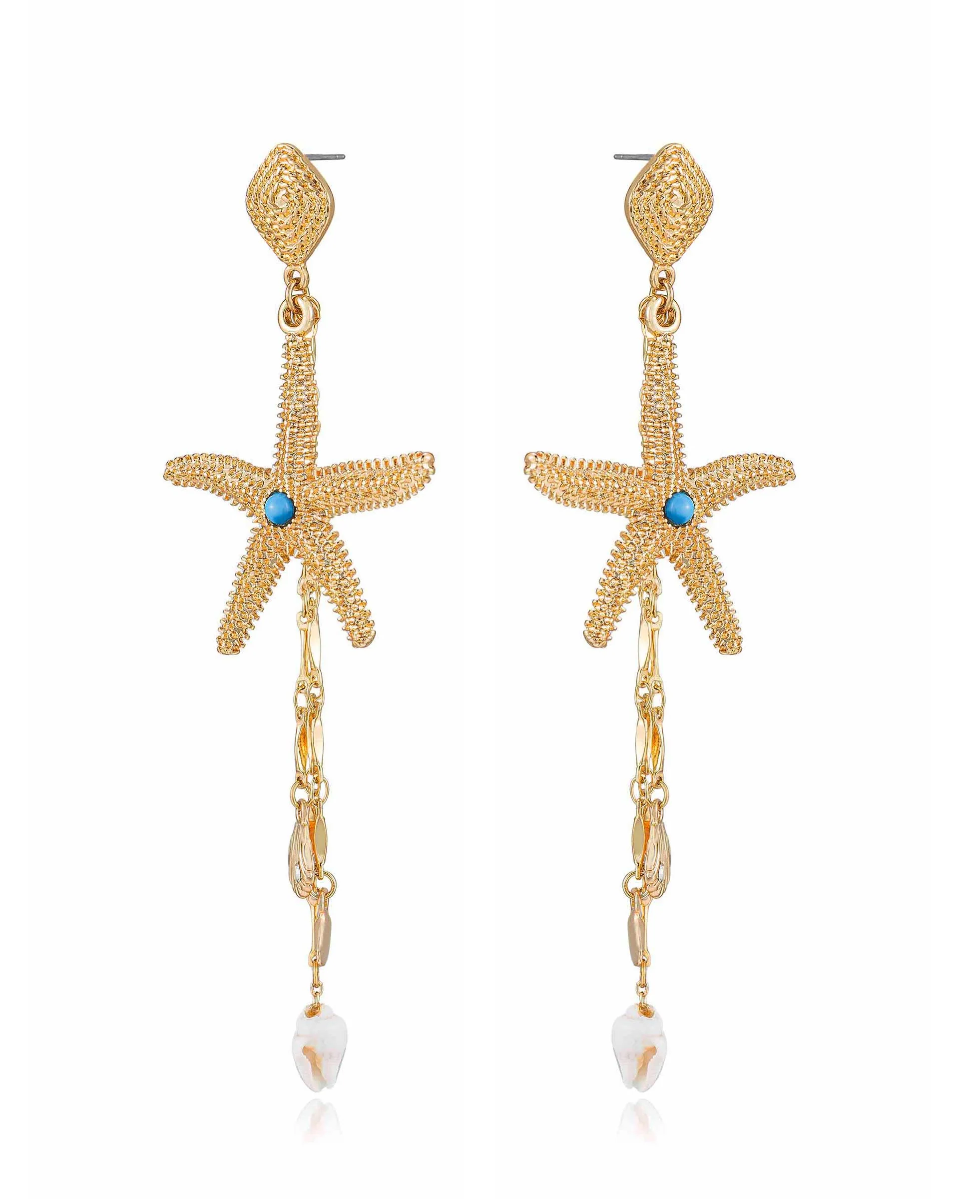 Starfish Seeker Drop Earrings - Image 3