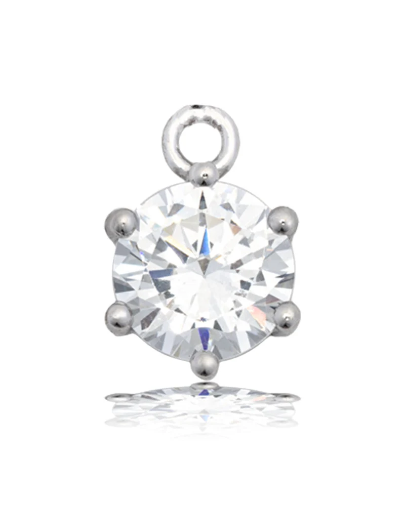 Sunset Quartz Gemstone Bracelet with Shine Like A Diamond Sterling Silver Charm - Image 3