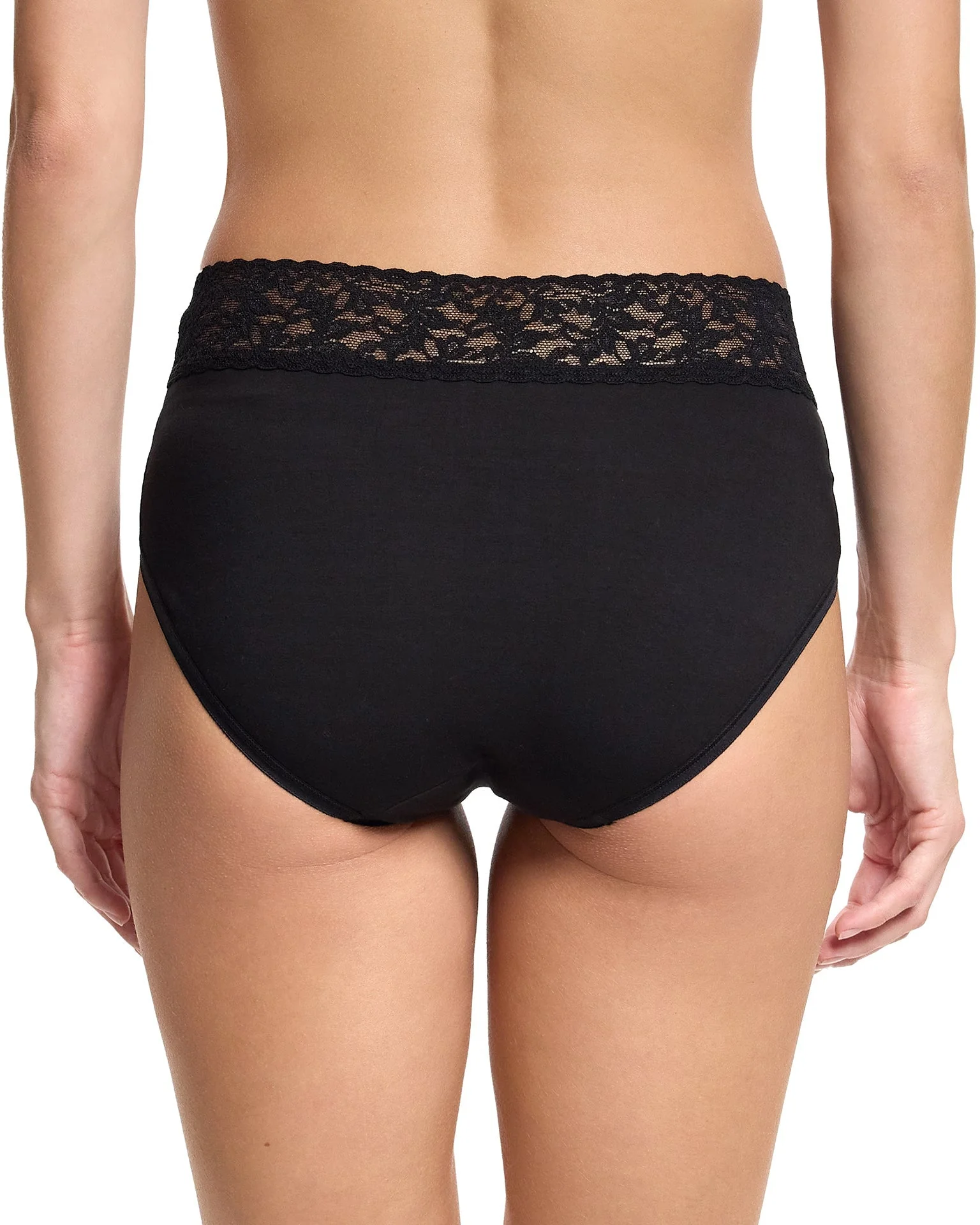 Supima® Cotton French Brief Black - Image 2