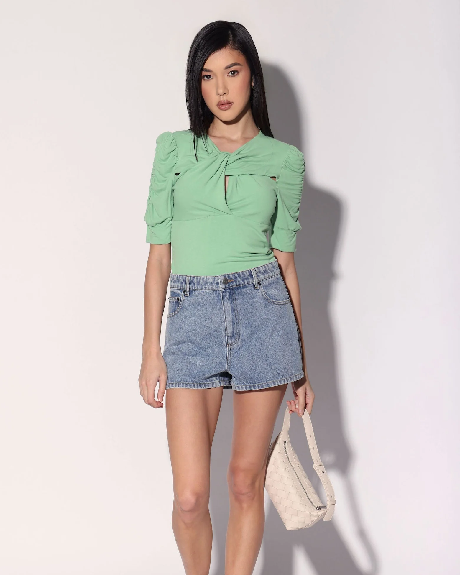 Sylvie Top, Light Green - Image 2