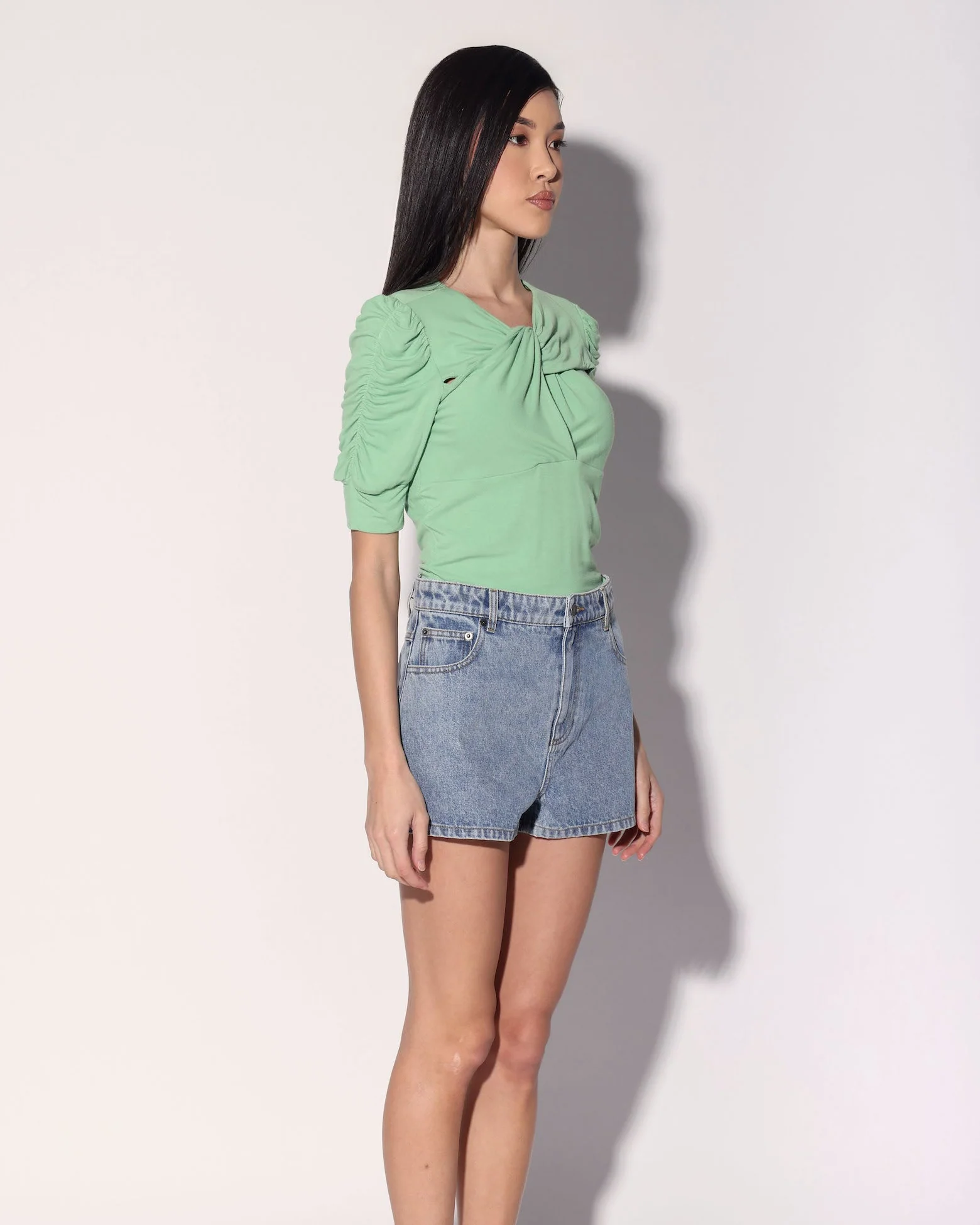 Sylvie Top, Light Green - Image 3