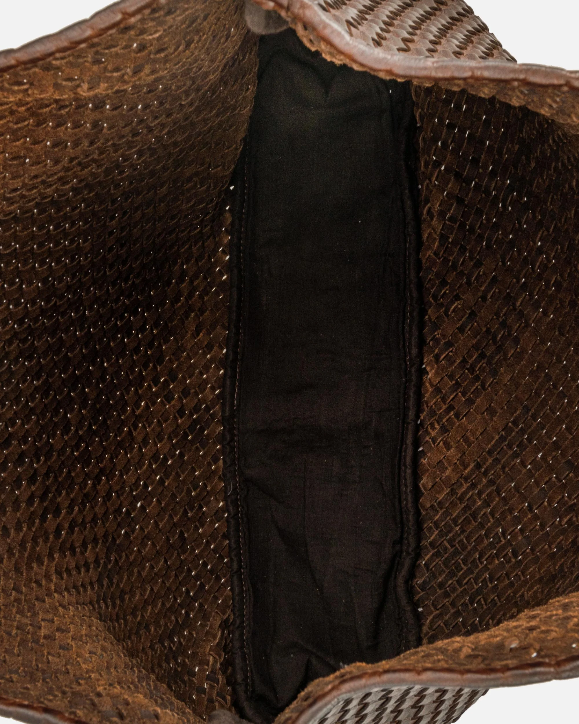 Taylor | Woven Leather Tote Bag - Image 12