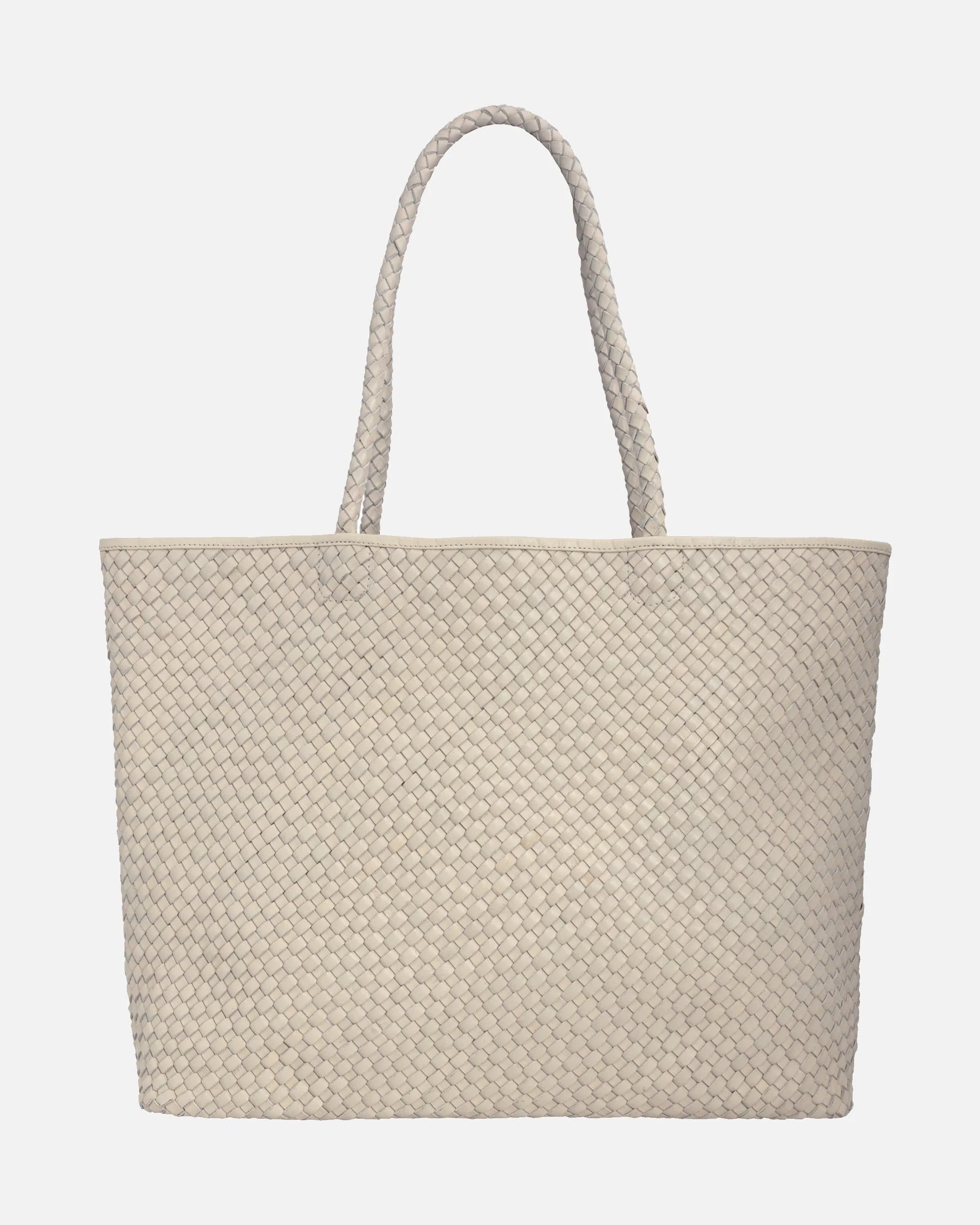 Taylor | Woven Leather Tote Bag - Image 14