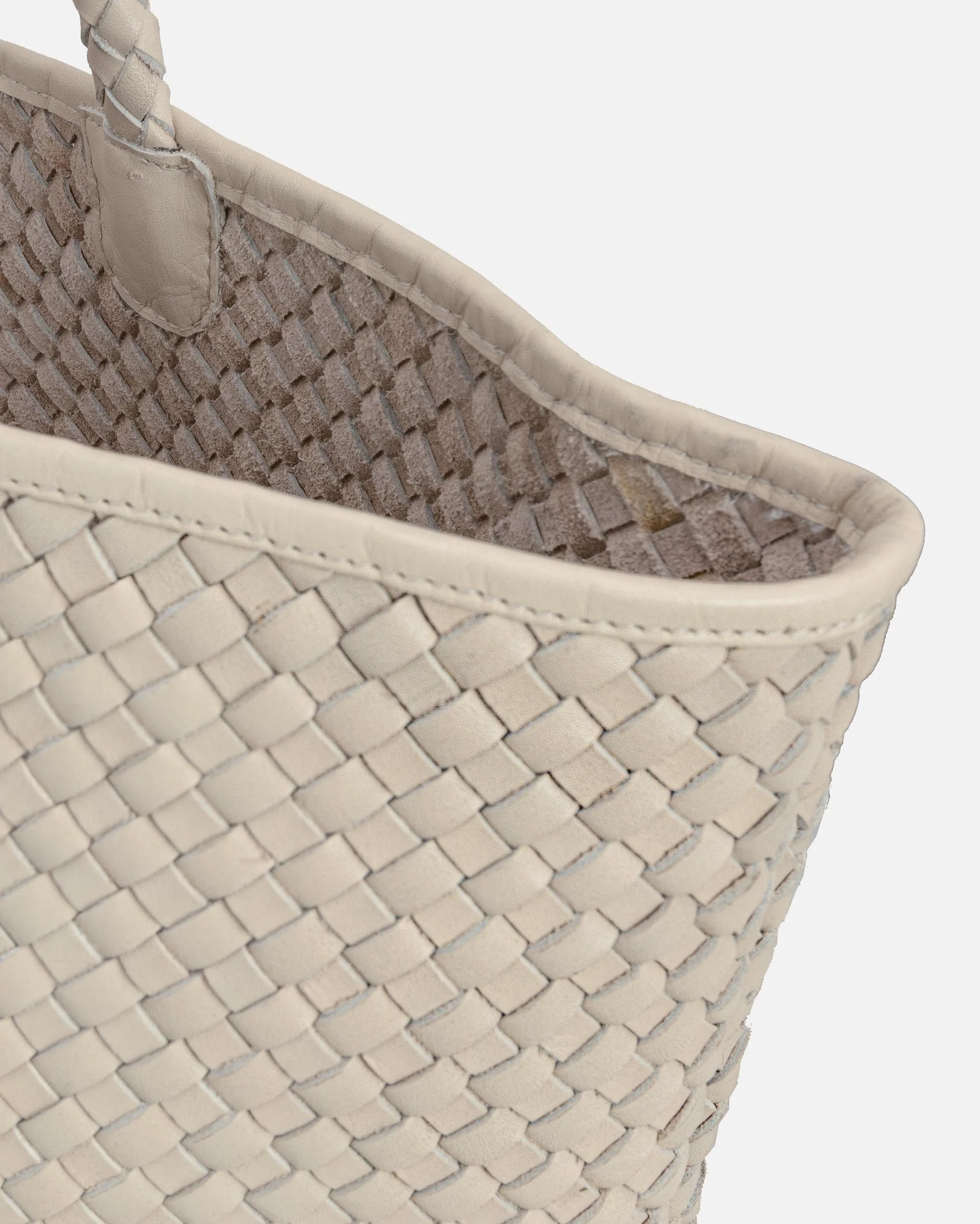 Taylor | Woven Leather Tote Bag - Image 18
