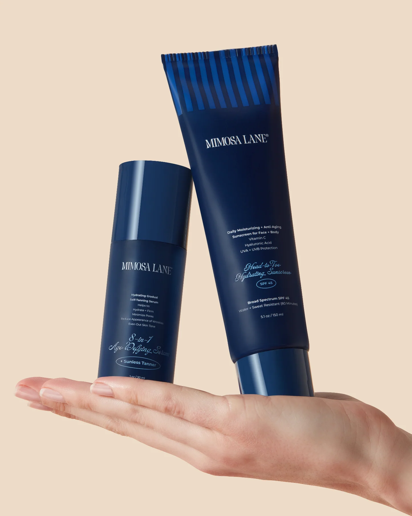 The Power Duo: Self-Tan Serum + SPF 45 (Best Seller) - Image 2