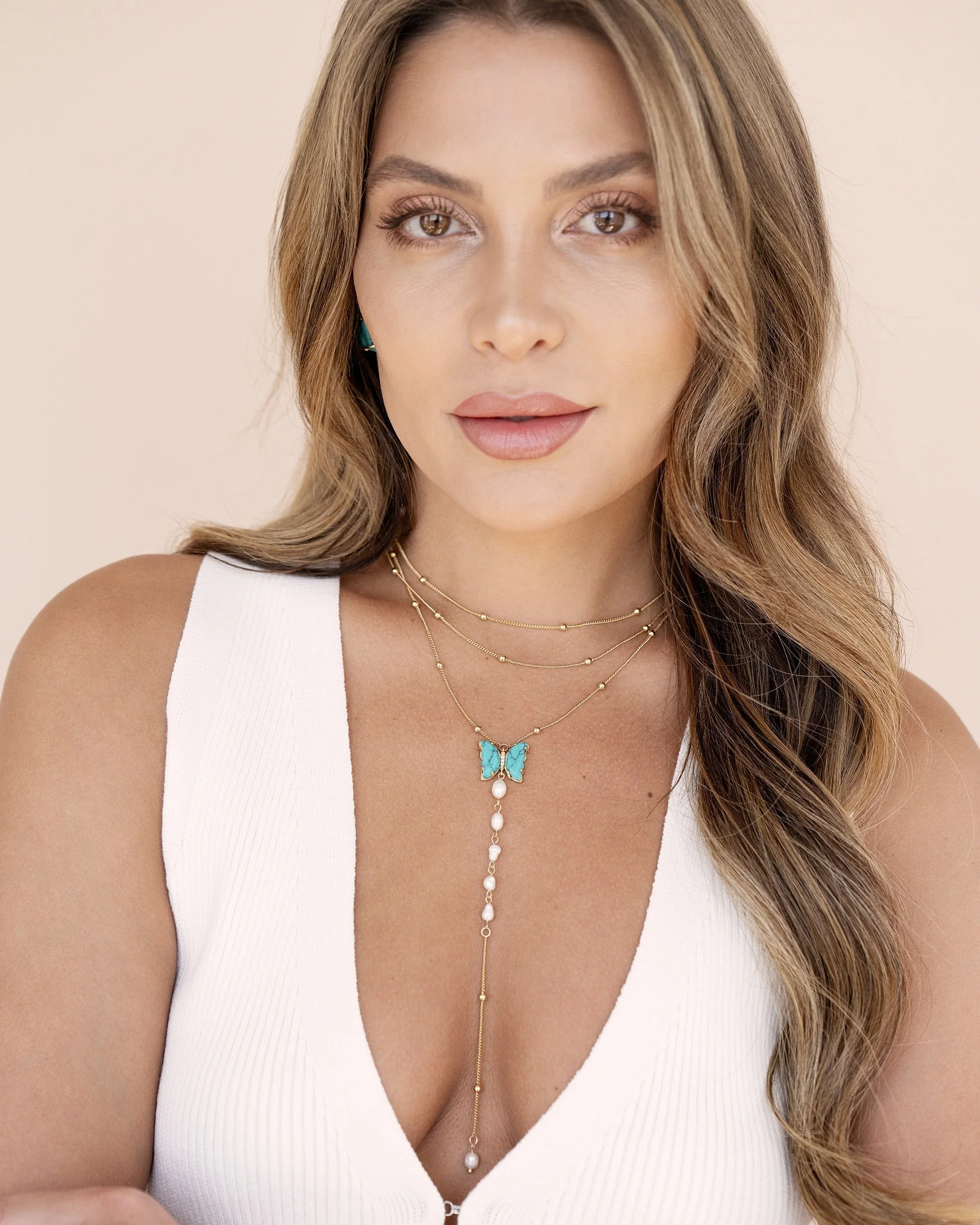 Turquoise Butterfly Lariat - Image 6