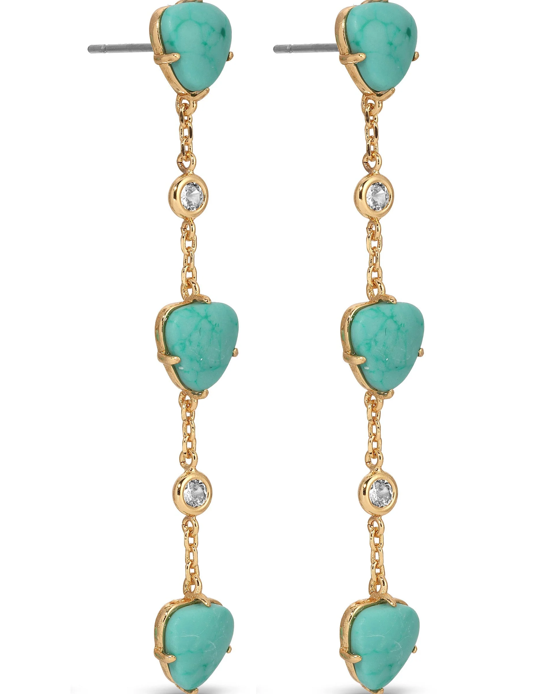 Turquoise Solstice Dangle Earrings - Image 3