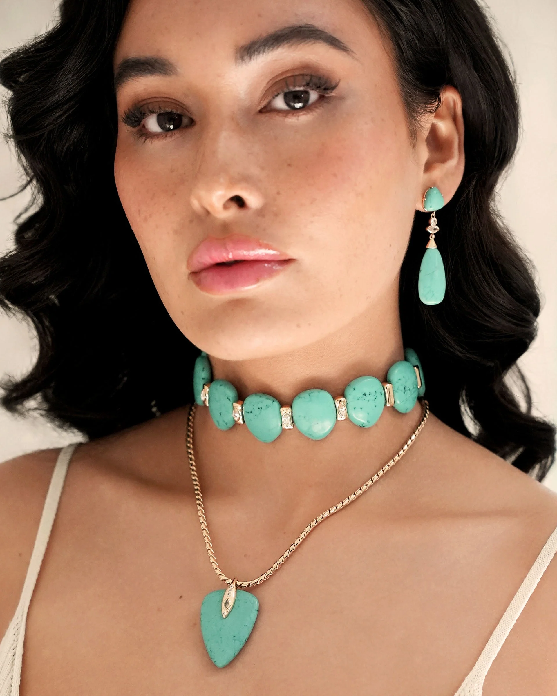 Turquoise Solstice Drop Earrings - Image 4