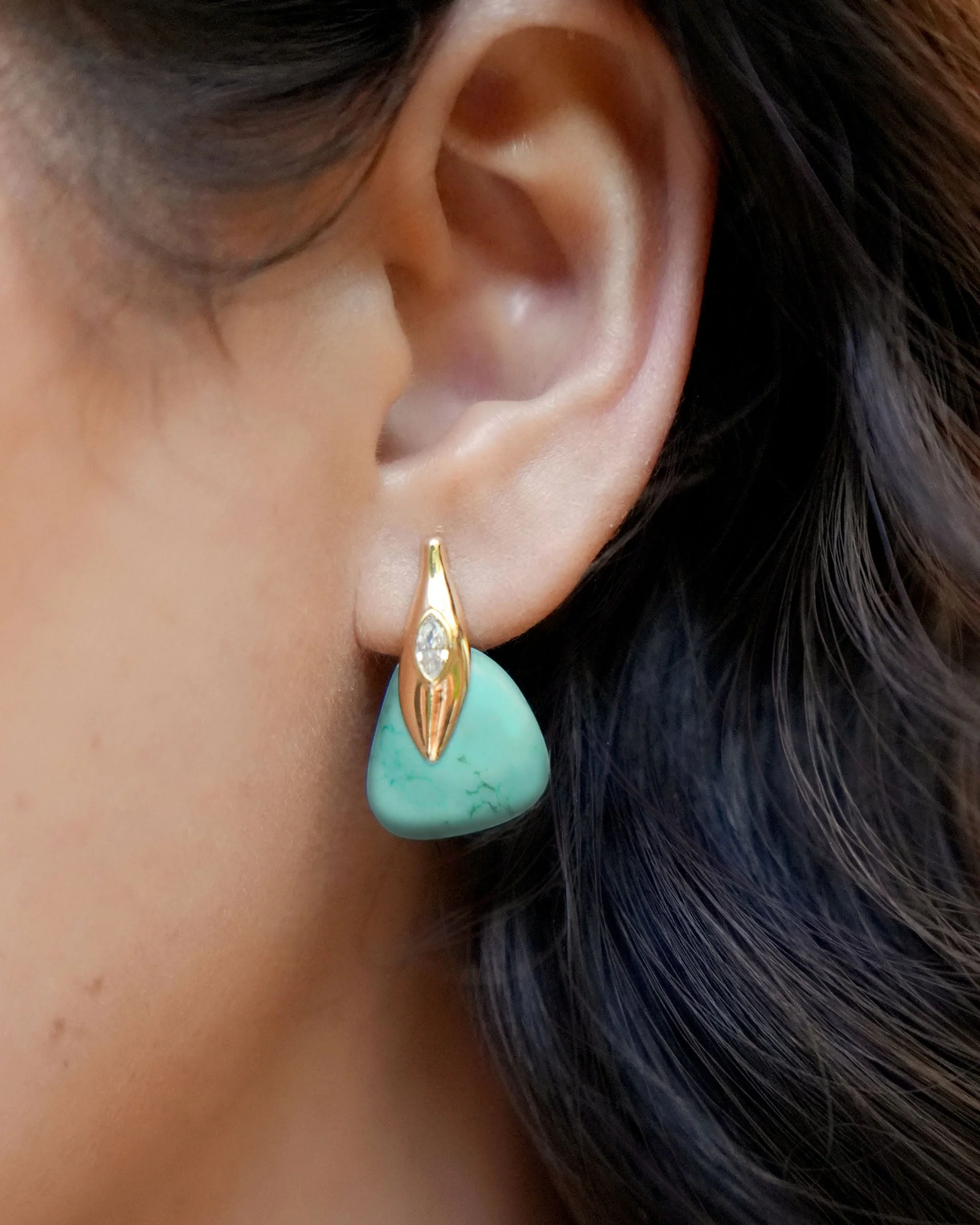 Turquoise Solstice Earrings - Image 2