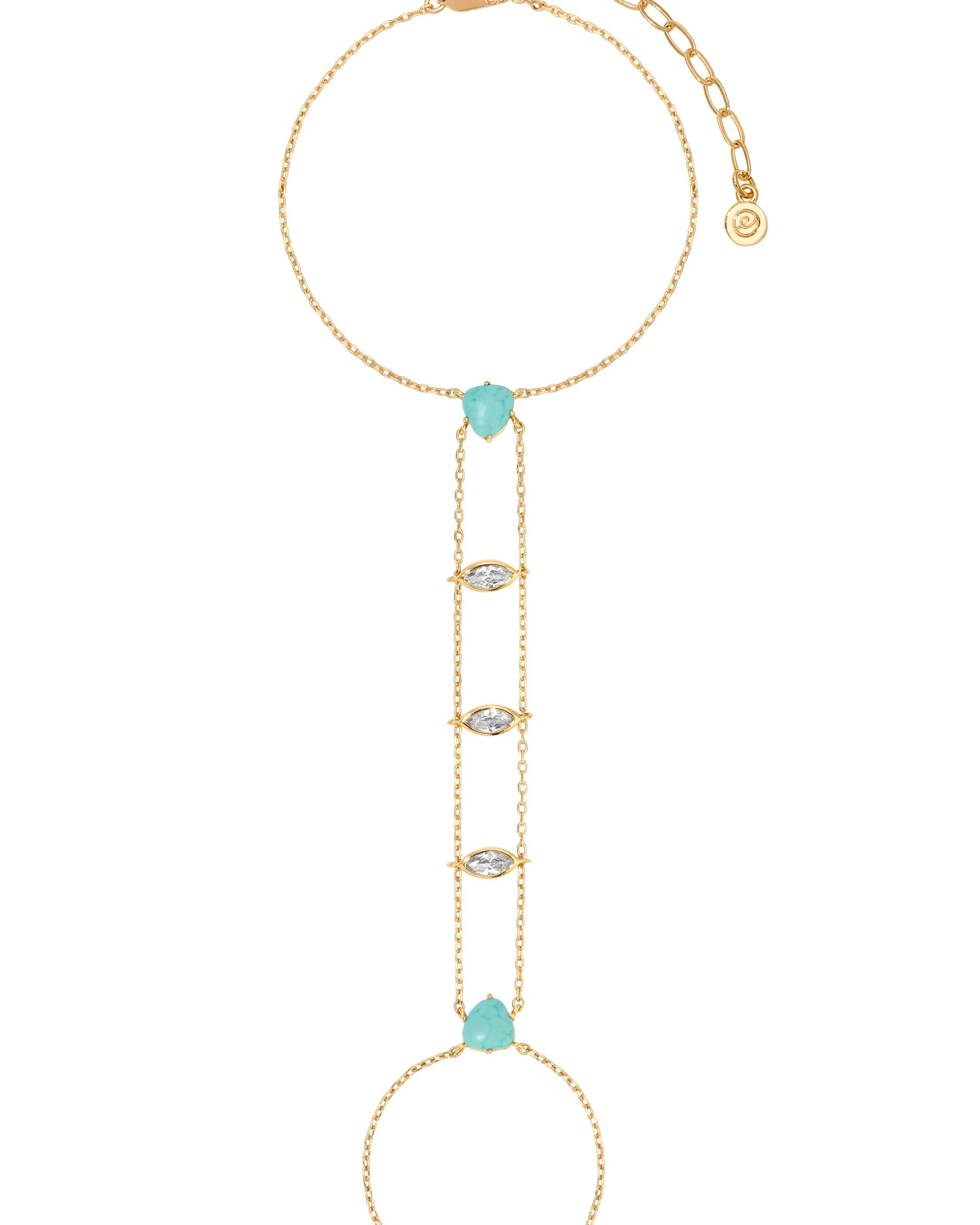 Turquoise Solstice Hand Chain