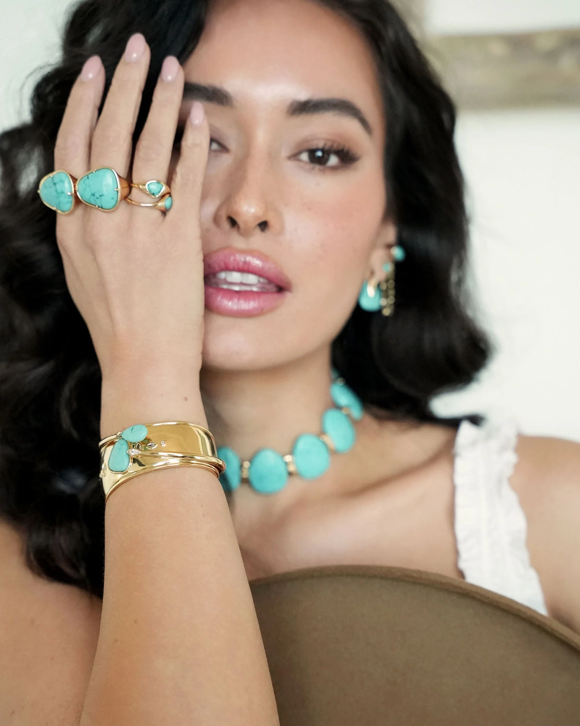 Turquoise Solstice Ring Stack - Image 5