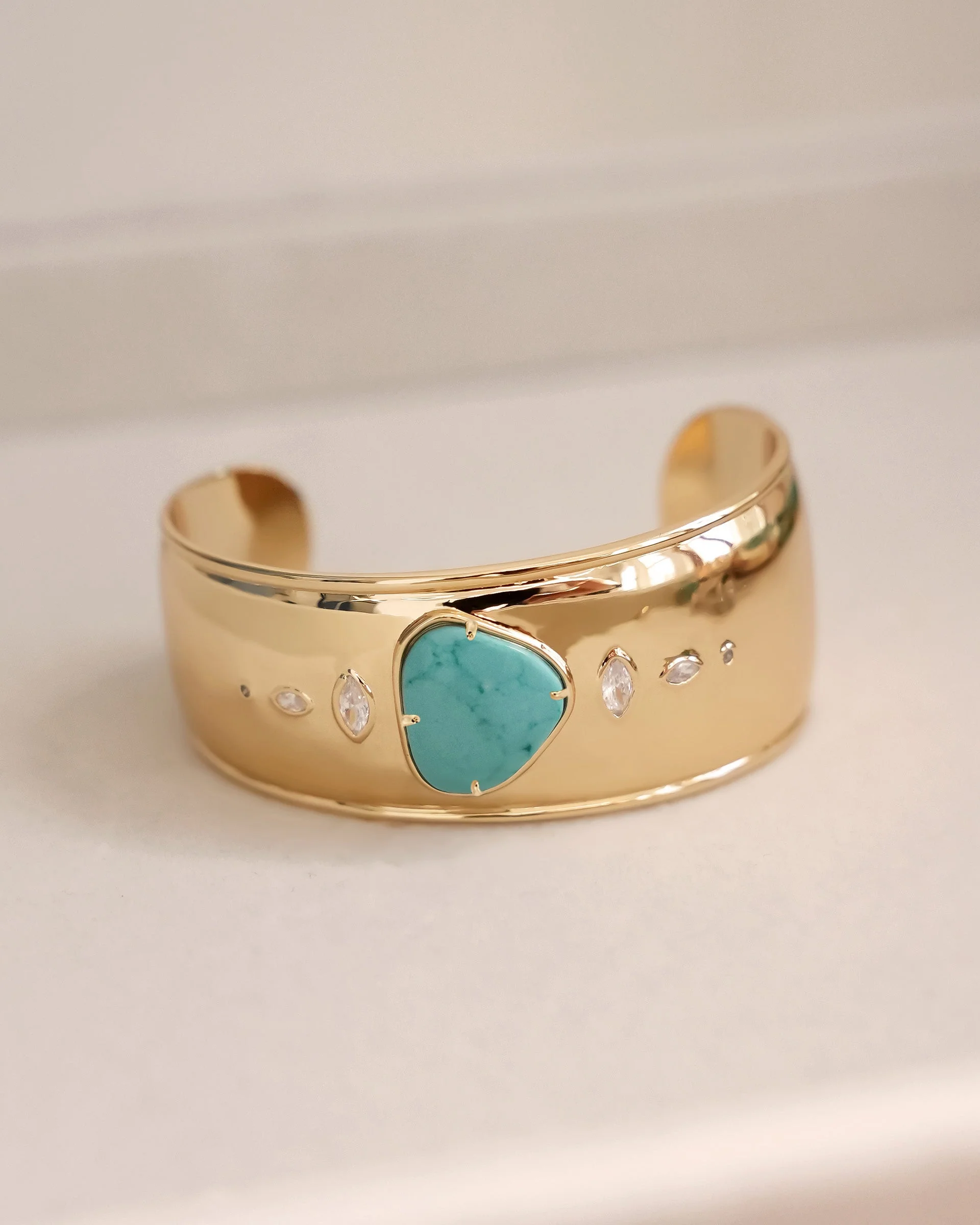 Turquoise Solstice Thick Cuff - Image 4