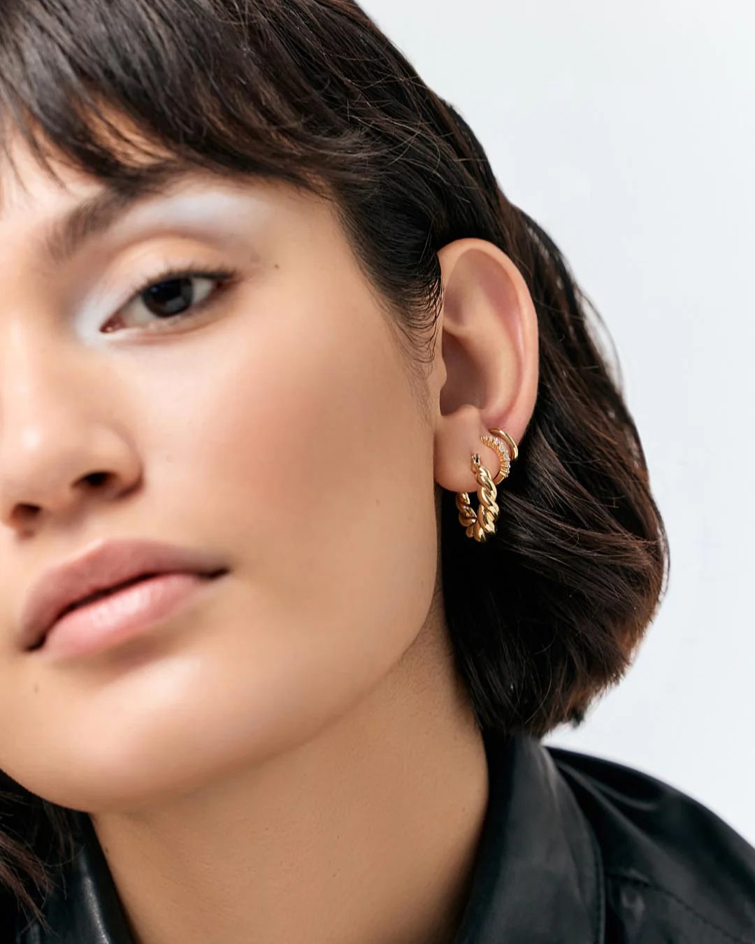 Twisted Hoop Earrings - Paris - Image 6