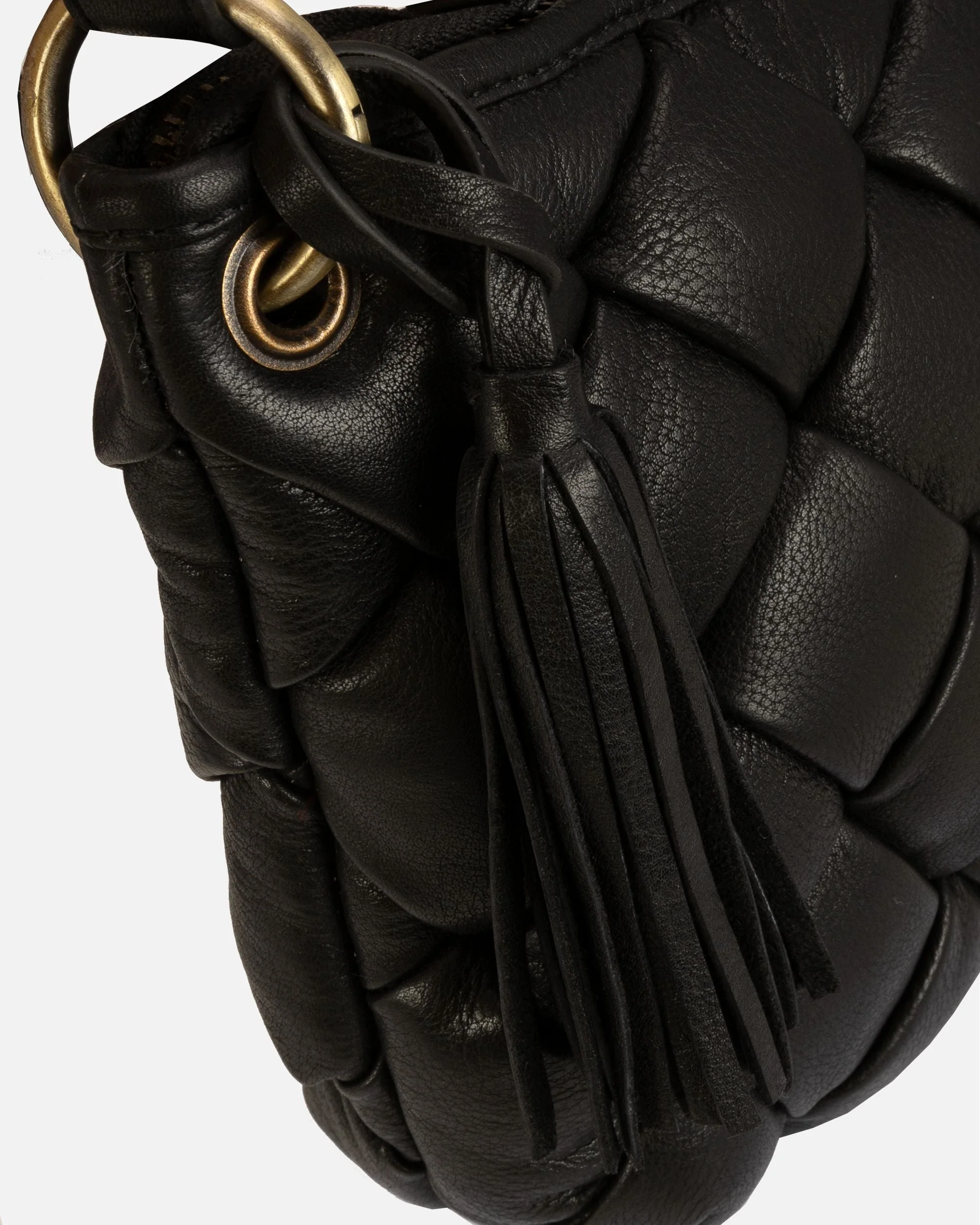 Wang | Woven Leather Shoulder Bag - Image 13