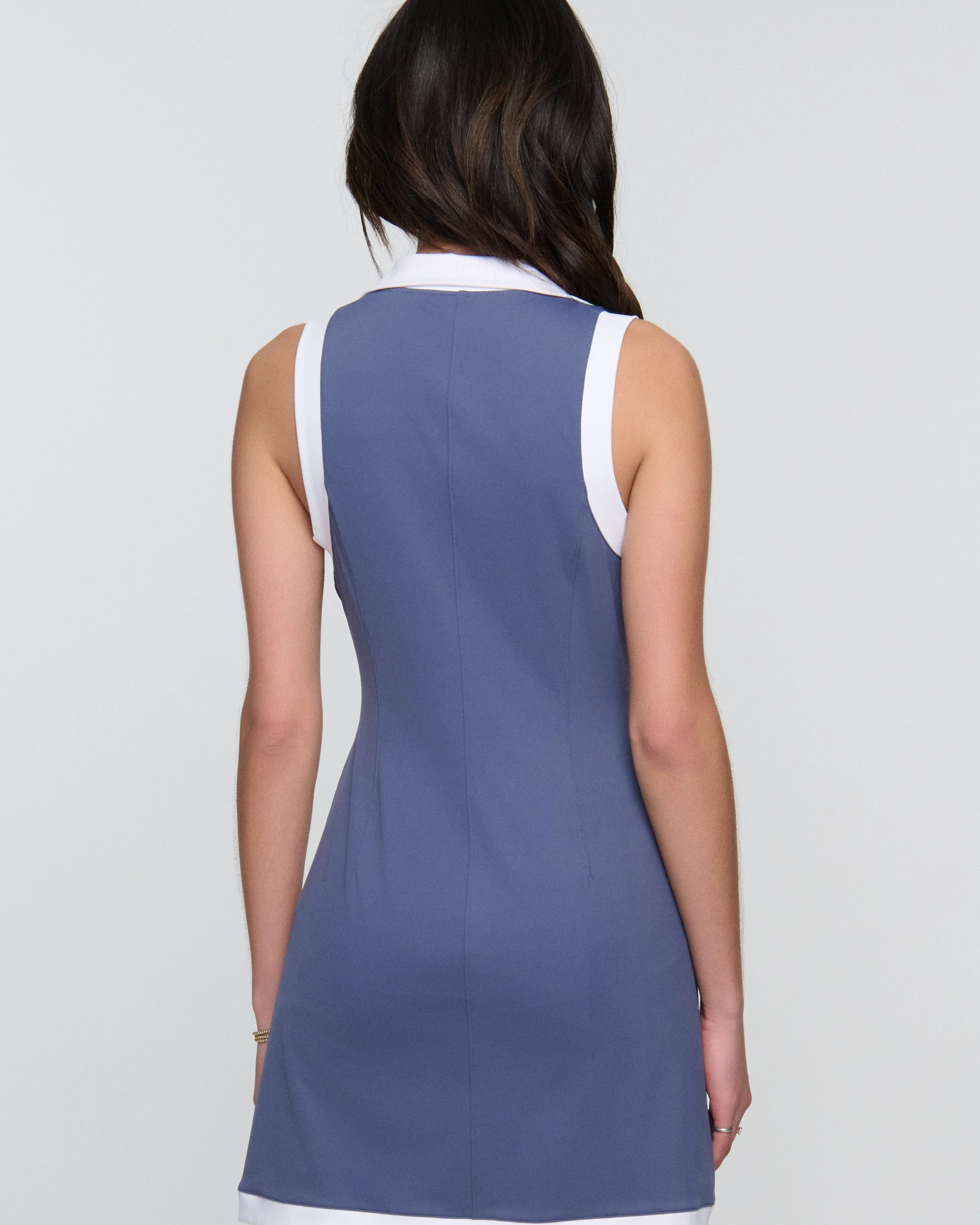 Yasmin Pickleball Dress with Zip Front – Sleek Performance Style - Image 2